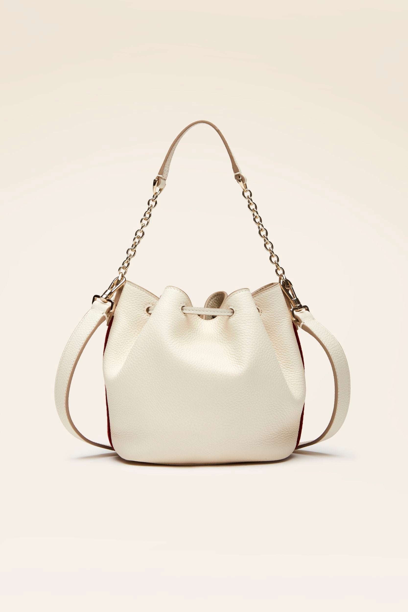 Women's White Chain Shoulder Bag - Damen - Bally - 02