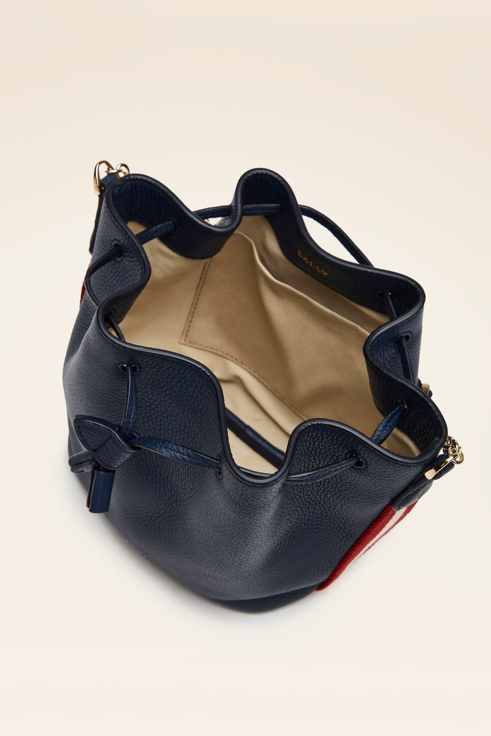 Women's Blue Bucket Bag - Damen - Bally - 03