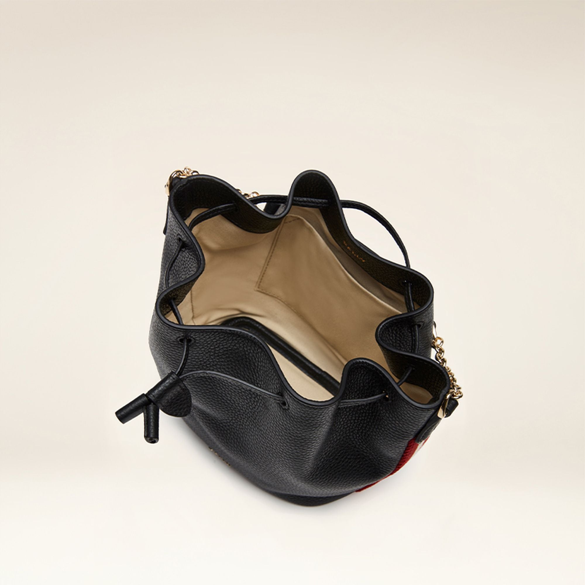 Women's Black Bucket Bag Shoulder Bag - Damen - Bally - 03