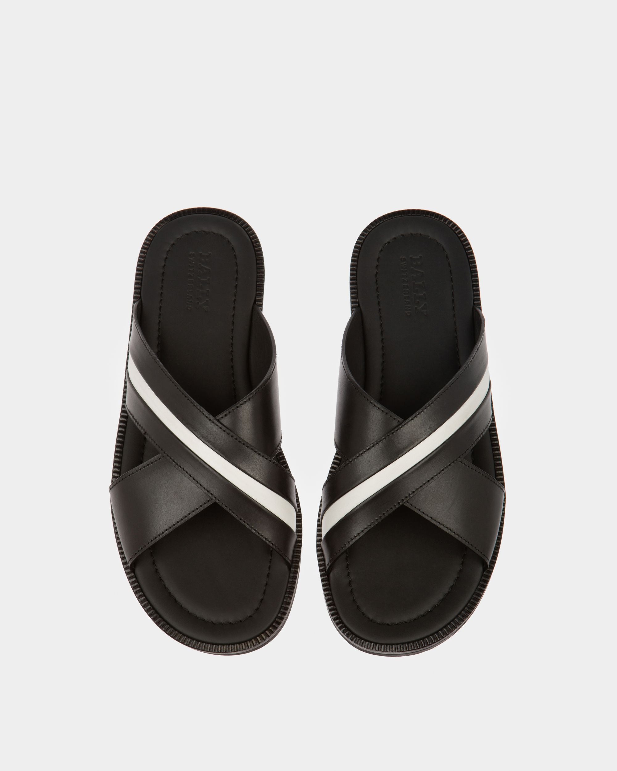 Jaabir Ledersandalen In Schwarz - Herren - Bally - 02