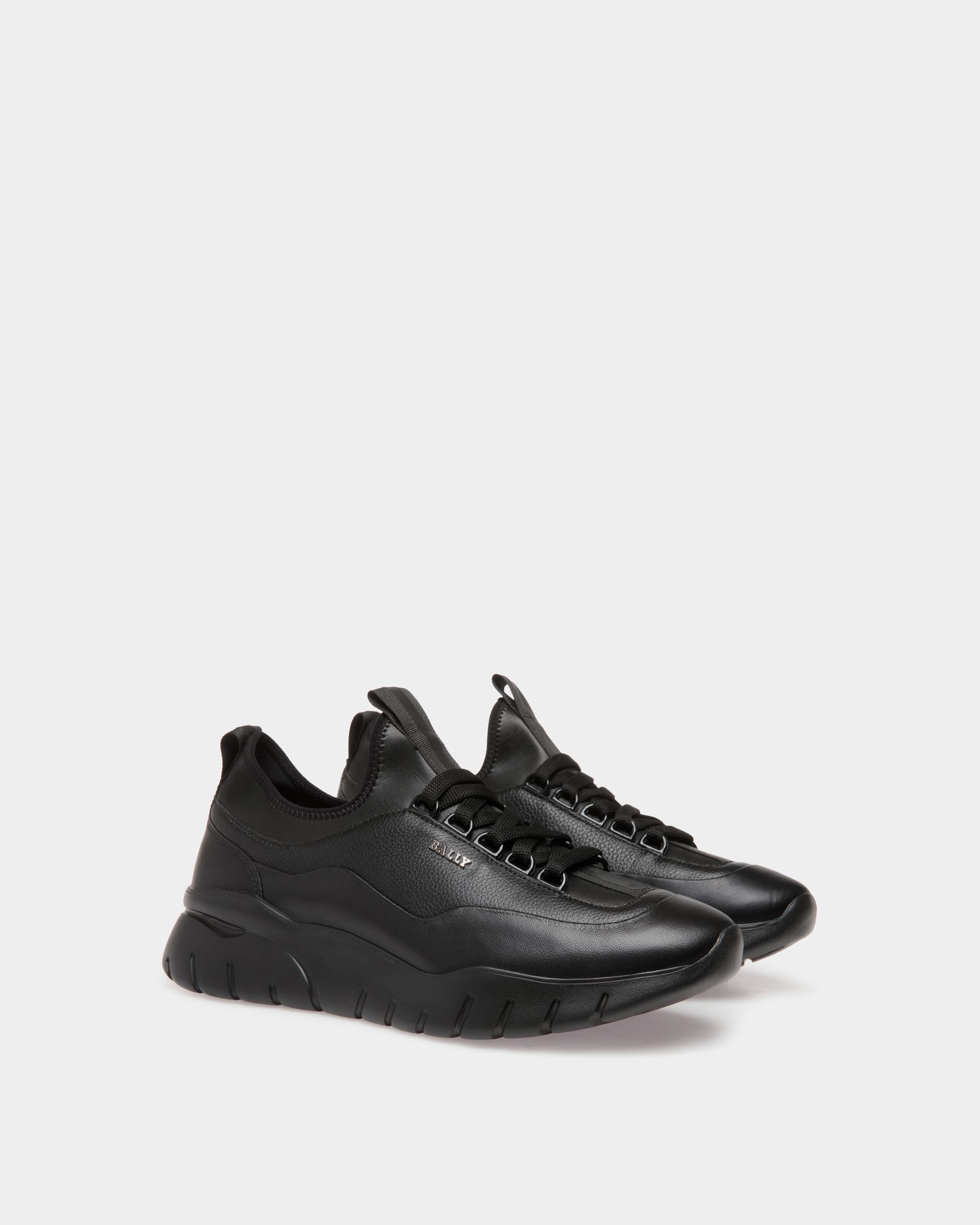 Bikki Sneaker Aus Schwarzem Leder - Herren - Bally - 02