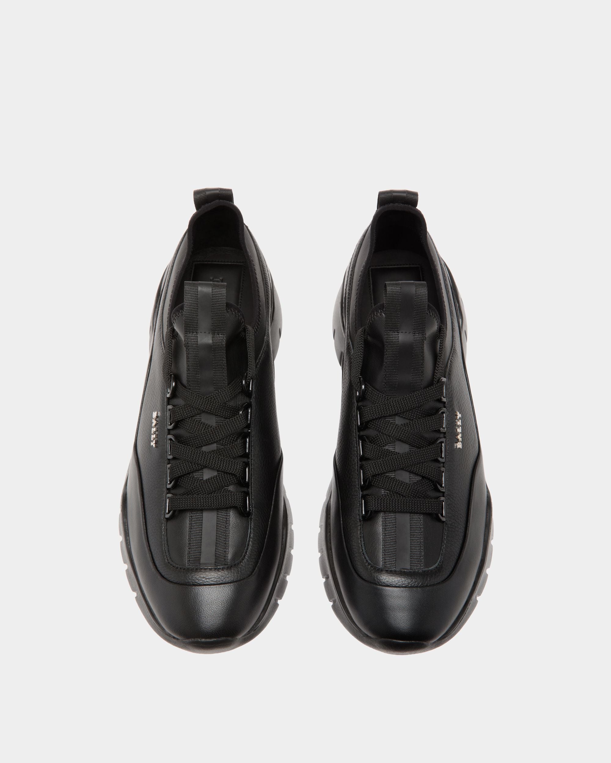 Bikki Sneaker Aus Schwarzem Leder - Herren - Bally - 04