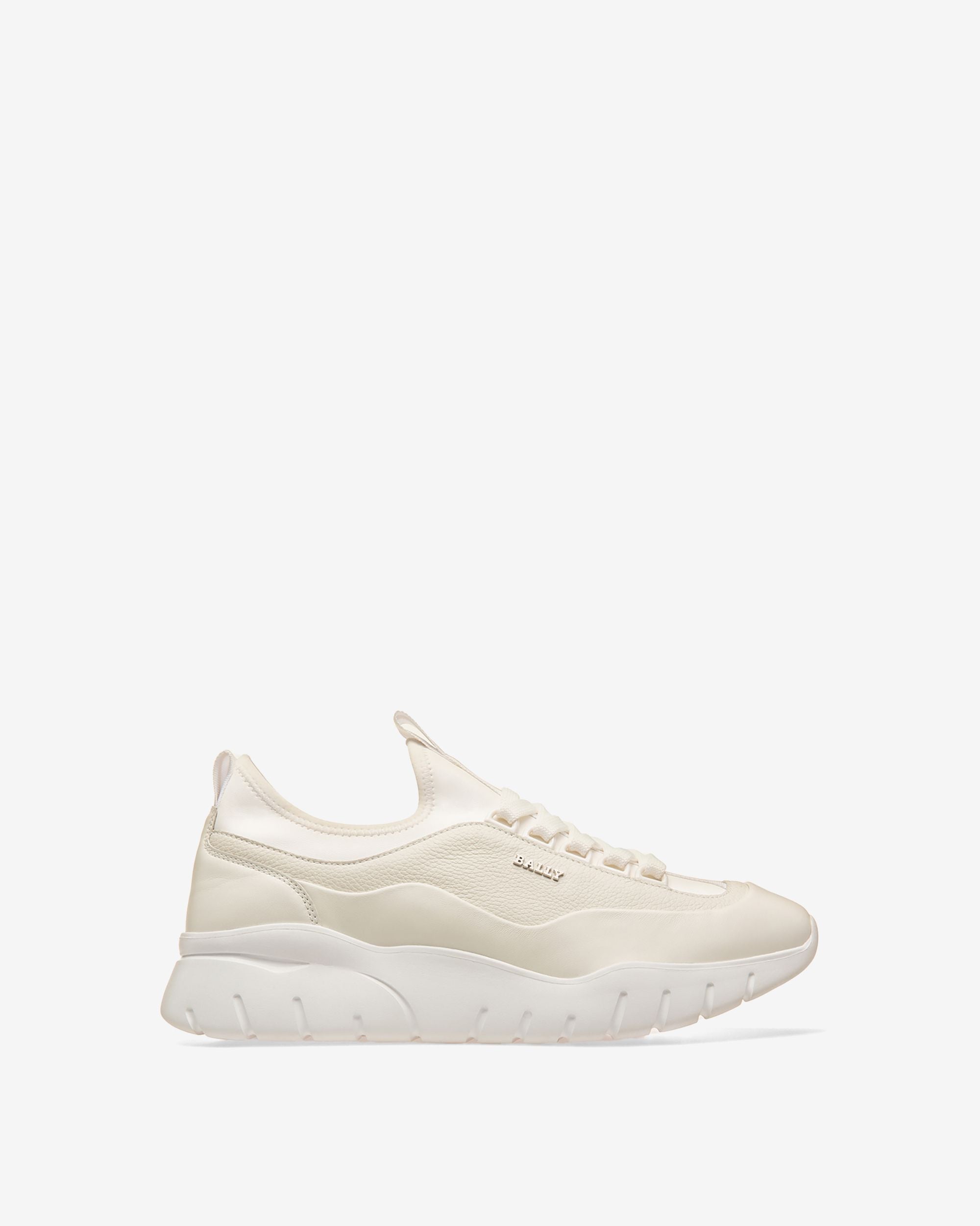 Bikki Sneaker Aus Weissem Leder - Herren - Bally - 01