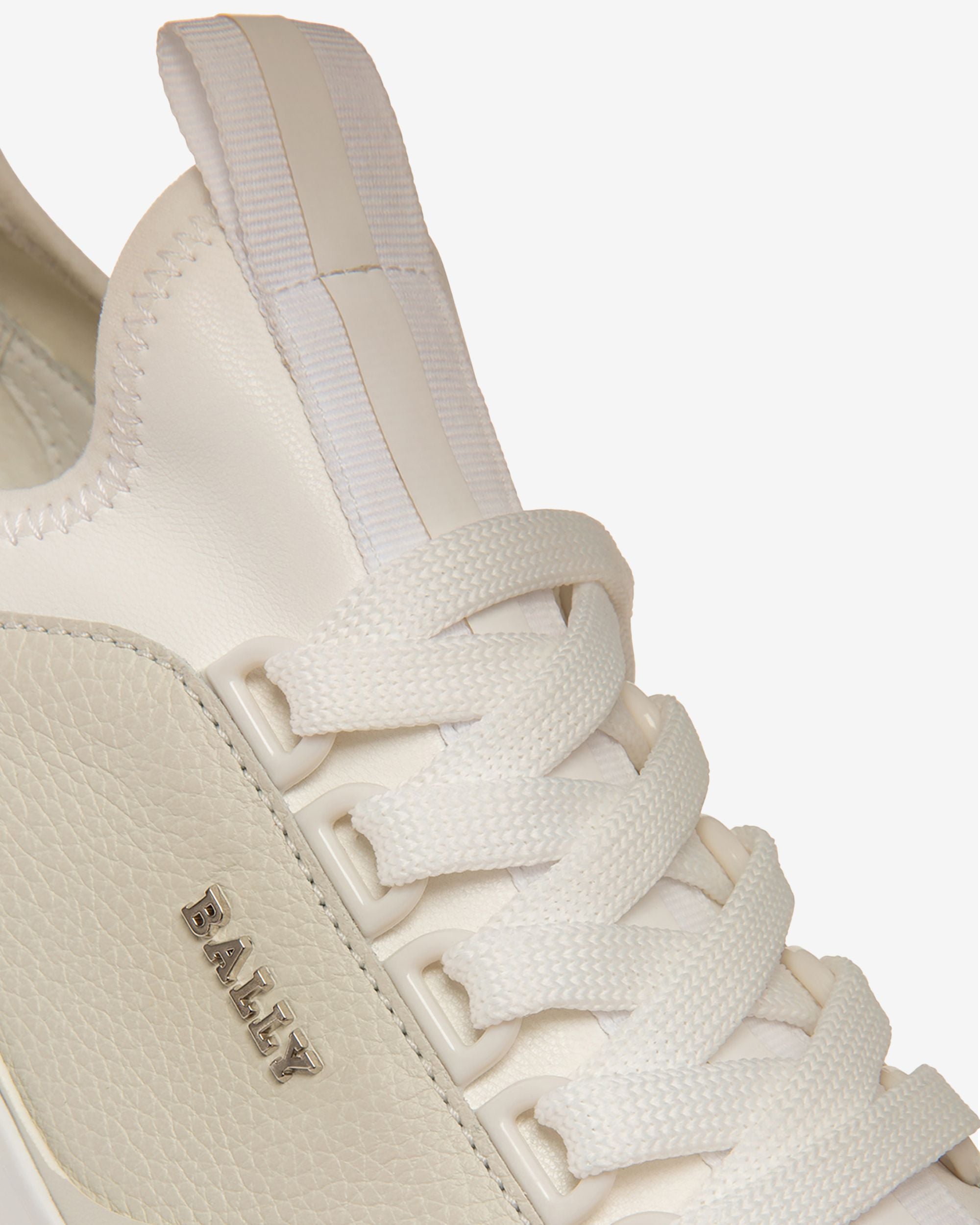 Bikki Sneaker Aus Weissem Leder - Herren - Bally - 02