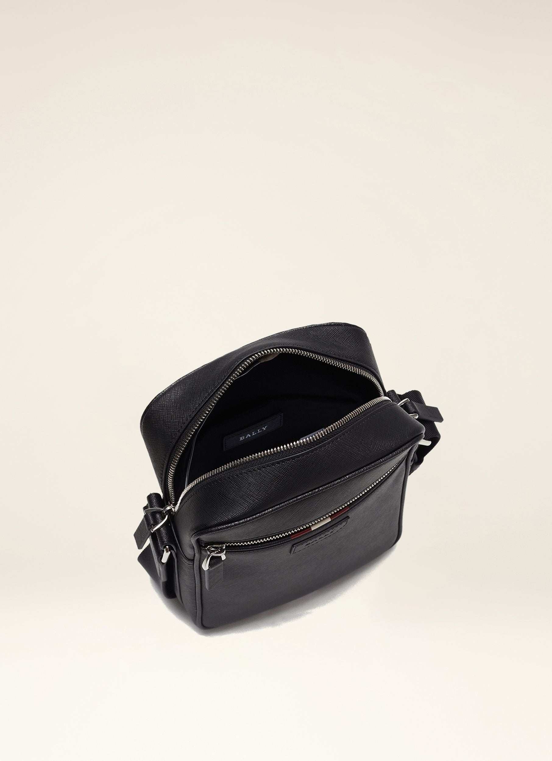 Men's Black Casual Crossbody Bag - Herren - Bally - 03