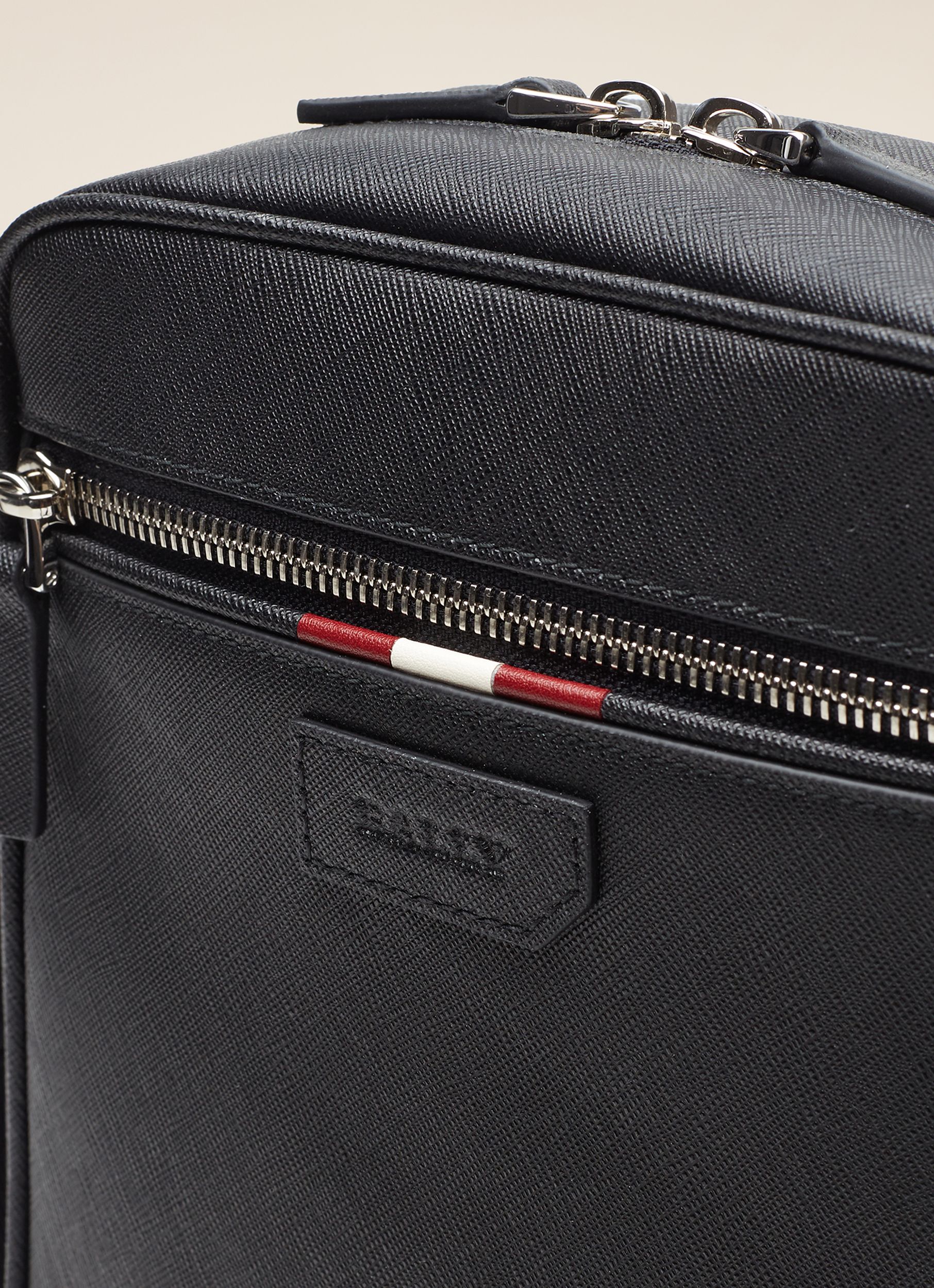 Men's Black Casual Crossbody Bag - Herren - Bally - 04