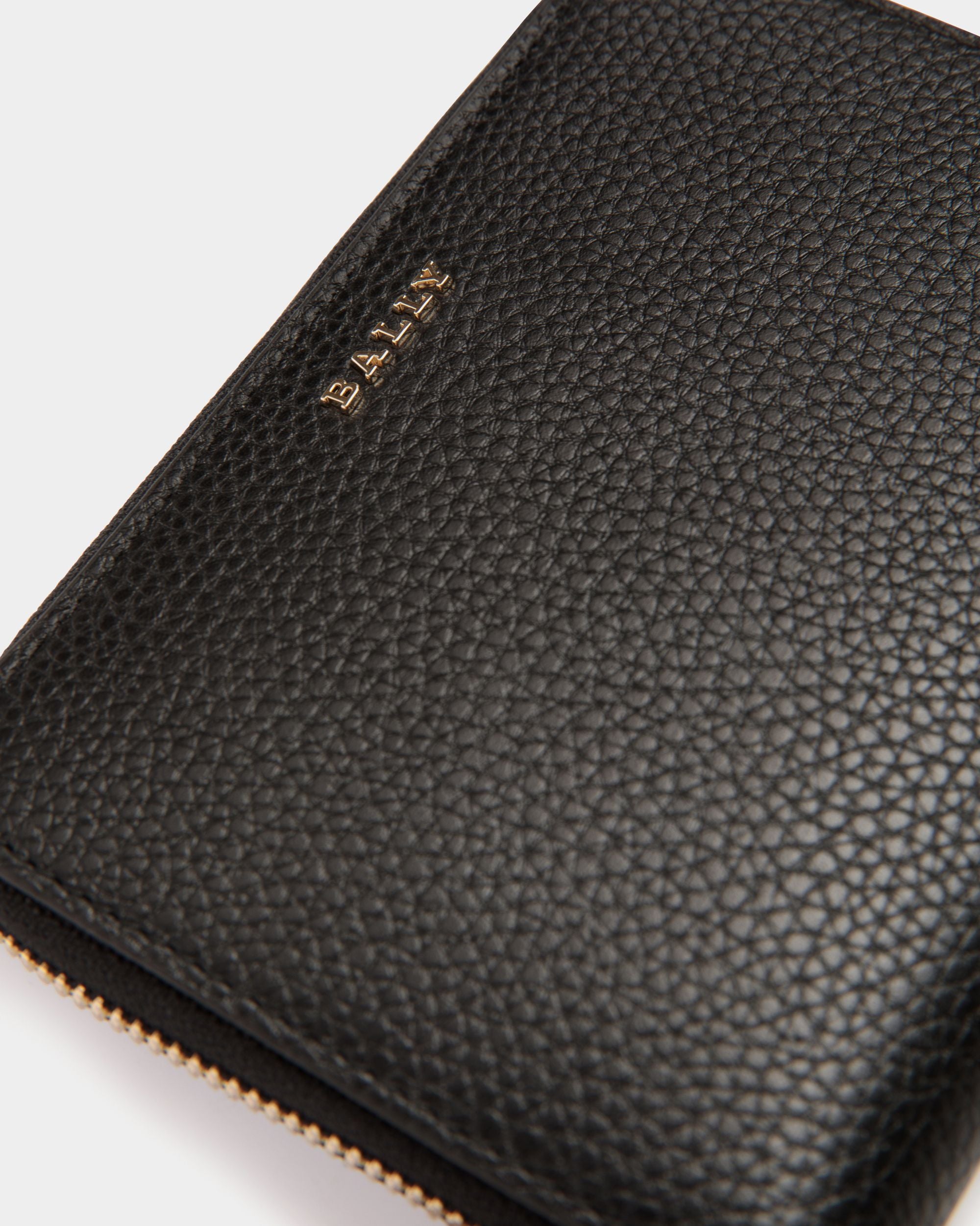 Zip Around Wallet In Black Bovine - Damen - Bally - 04