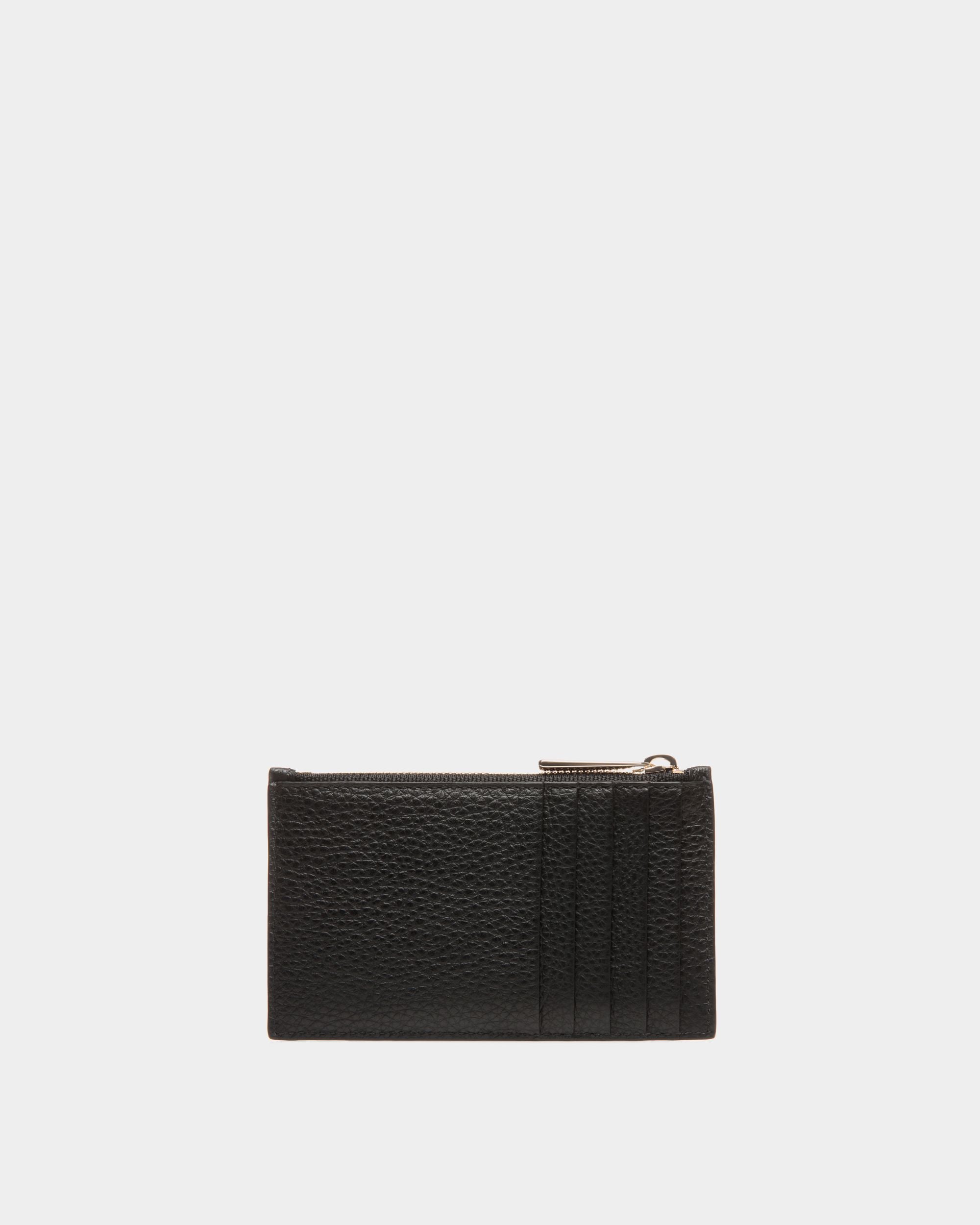 Business Card Holder In Black Bovine - Damen - Bally - 02