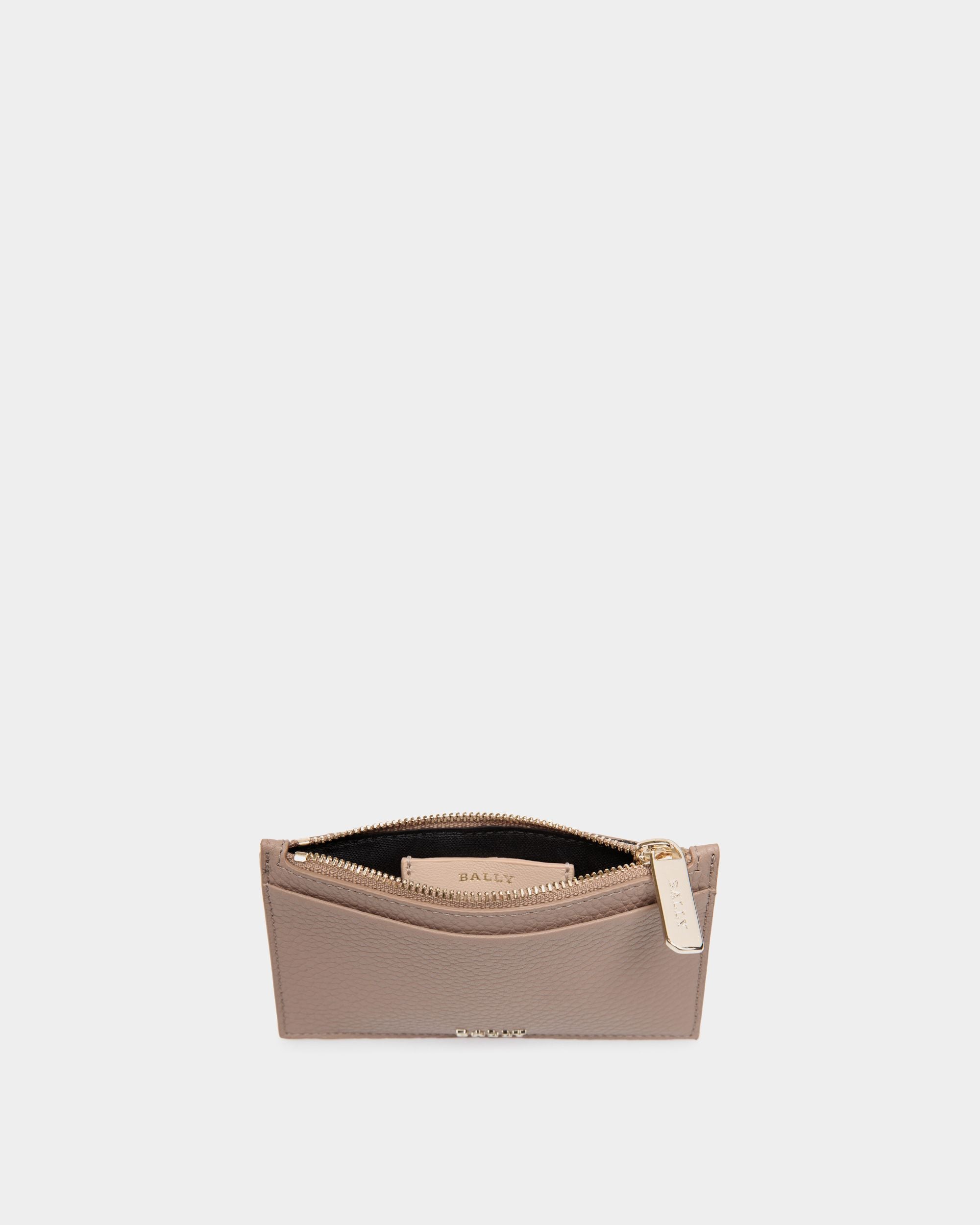 Business Card Holder In Pink Leather - Damen - Bally - 03