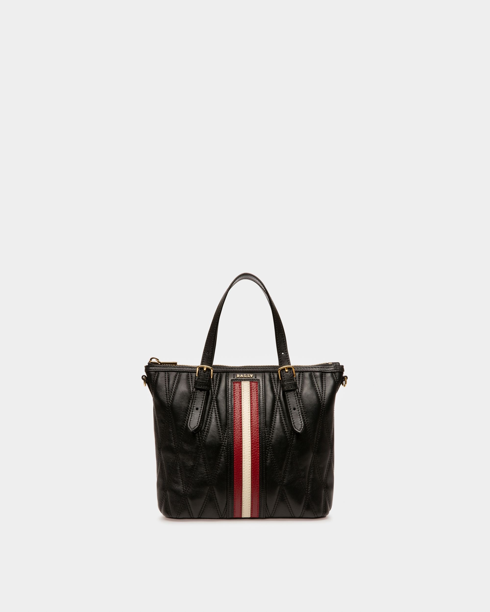 Damirah Small Tragetasche Aus Schwarzem Leder - Damen - Bally - 01
