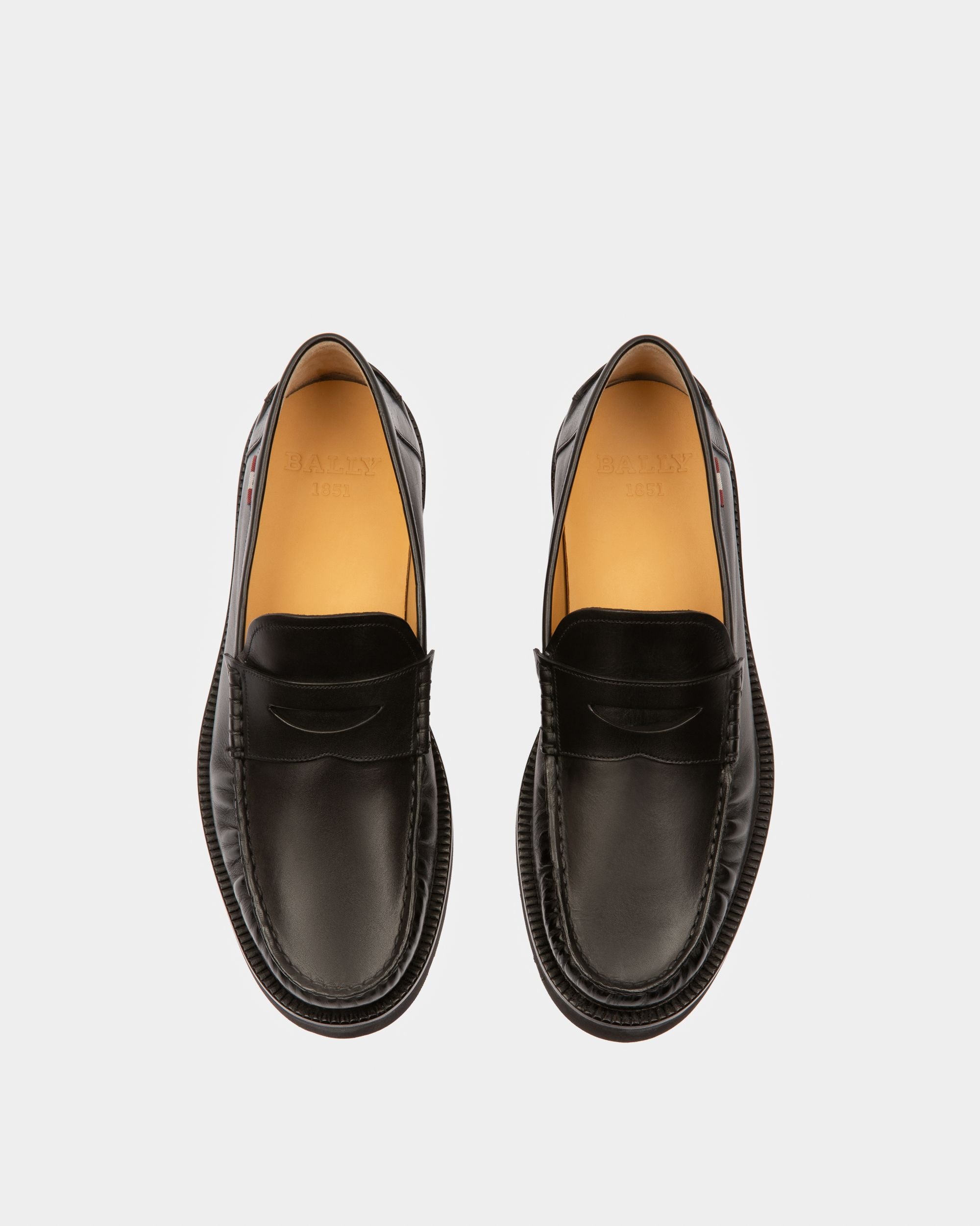 Noah Loafer Aus Schwarzem Leder - Herren - Bally - 02