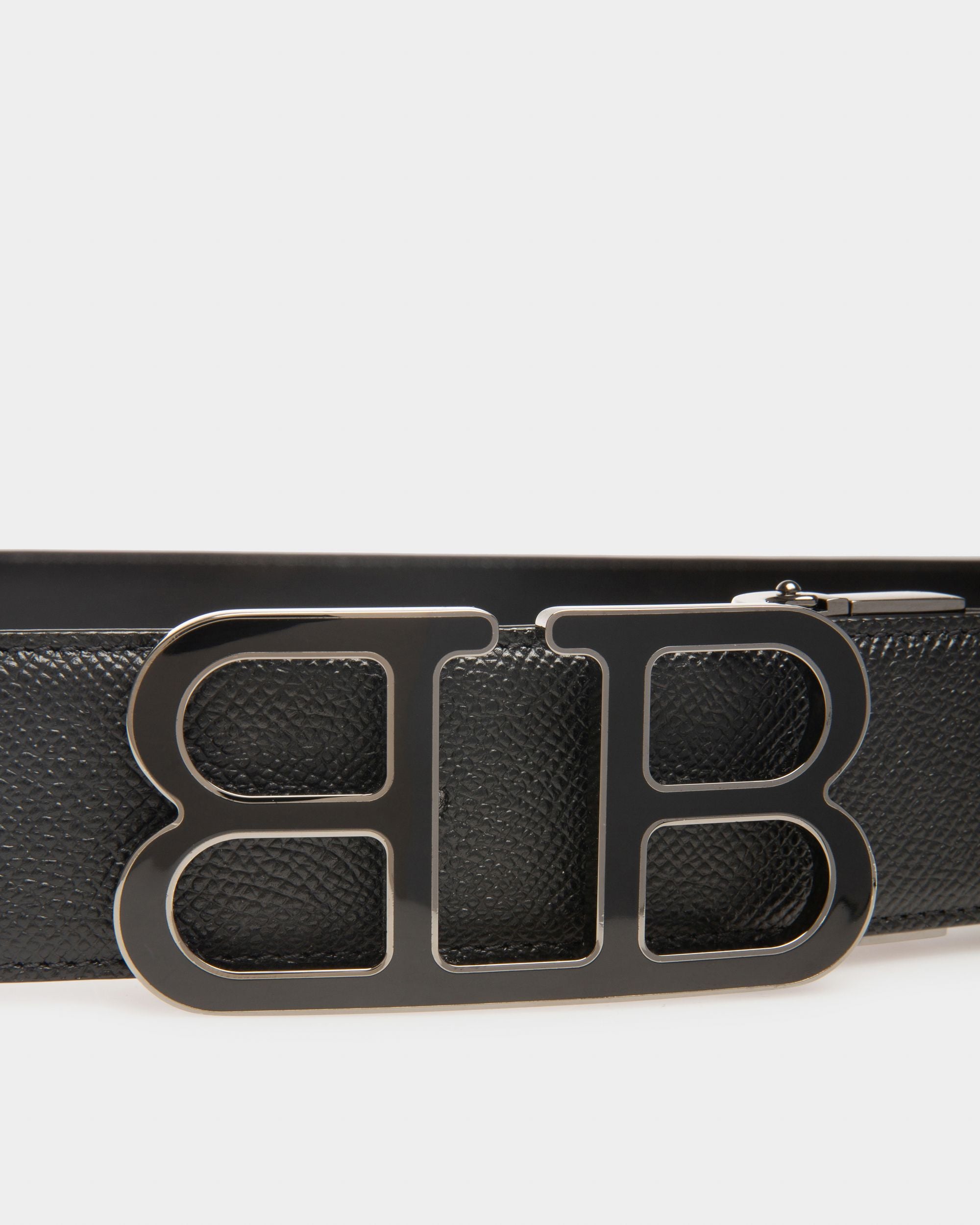 Britt 40 Mm Breiter Gürtel Aus Schwarzem Leder - Herren - Bally - 03