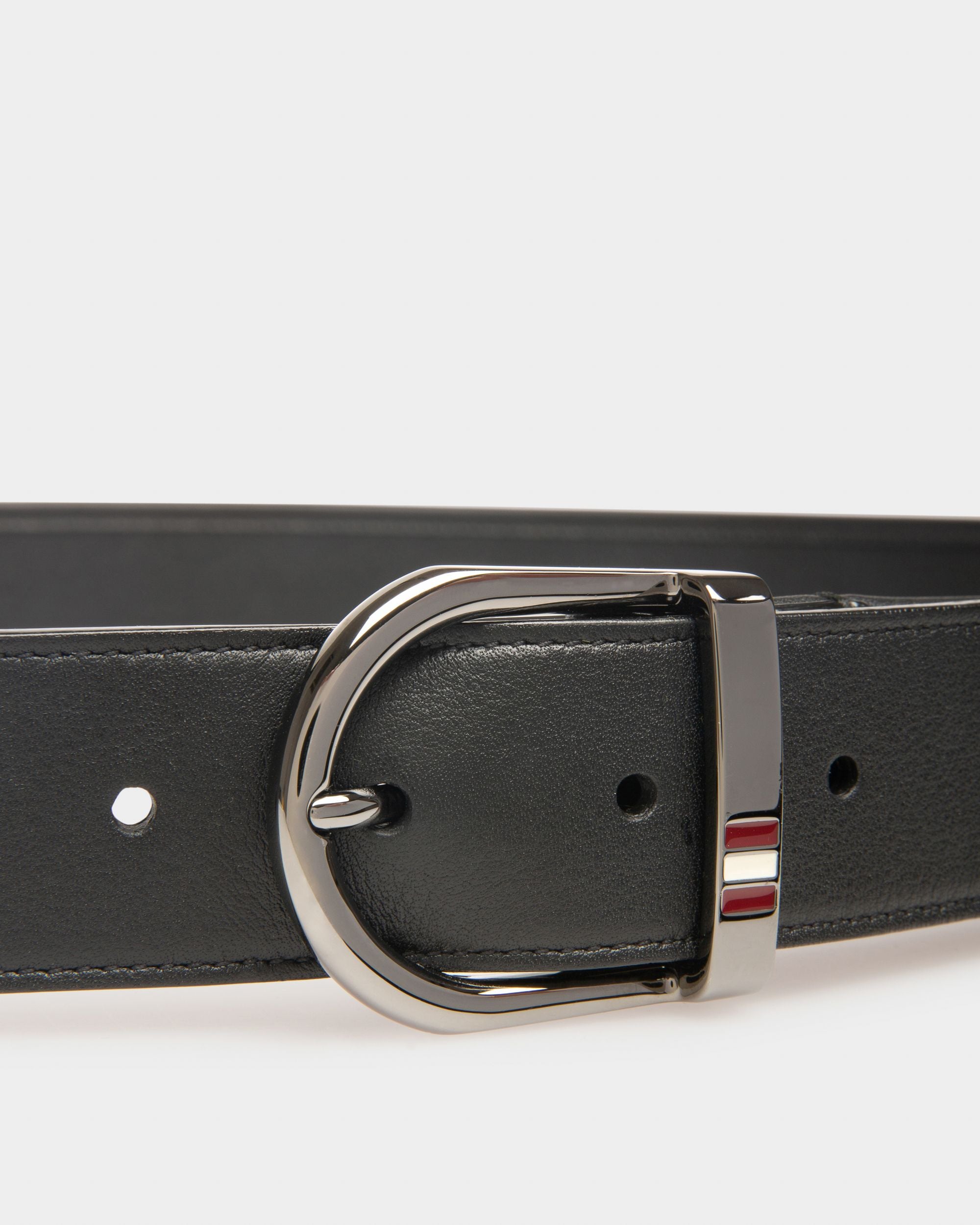 Darkon 35 Mm Breiter Gürtel Aus Schwarzem Synthetikgewebe - Herren - Bally - 03