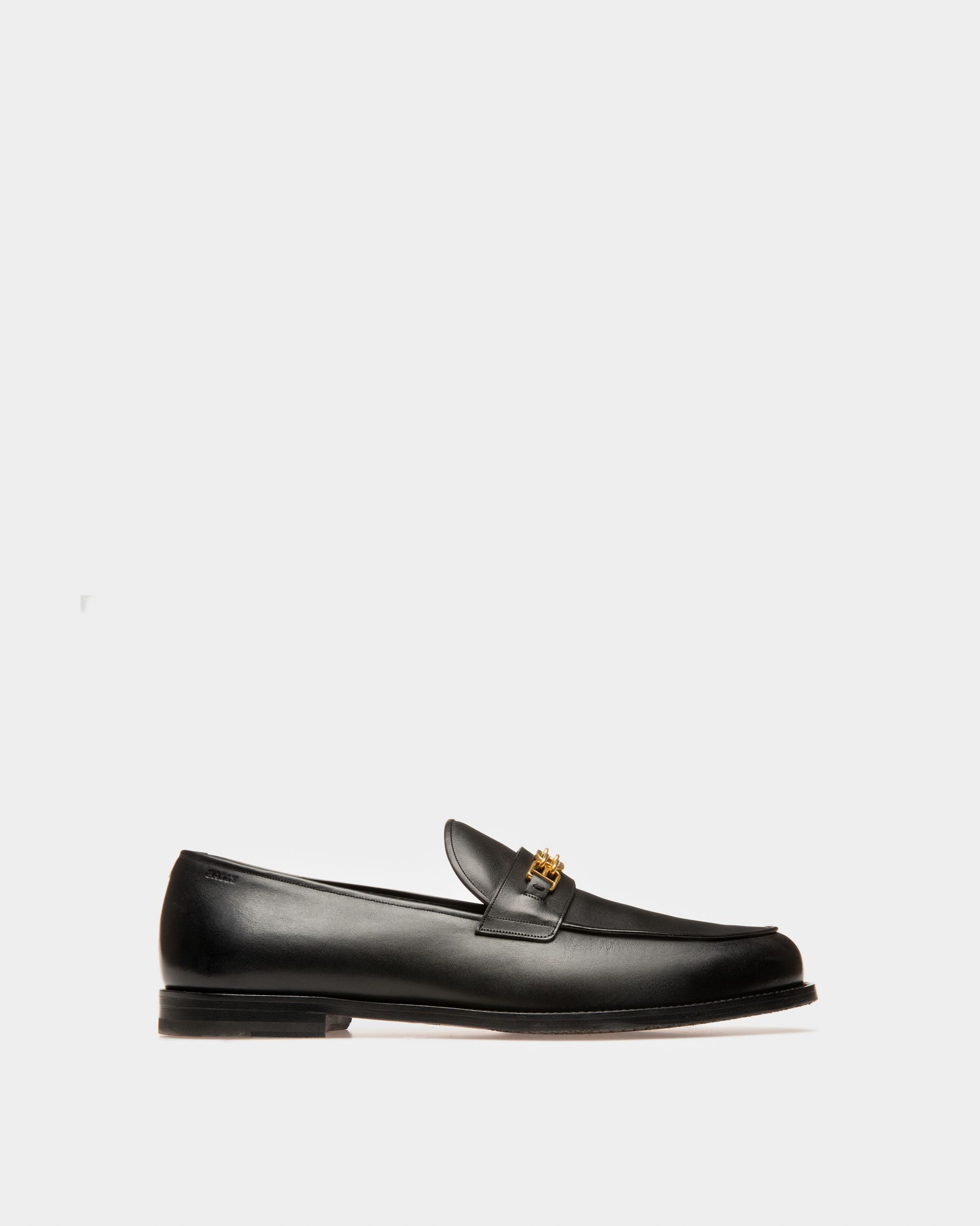 Kelsy Moccasins Aus Schwarzem Leder - Herren - Bally - 01