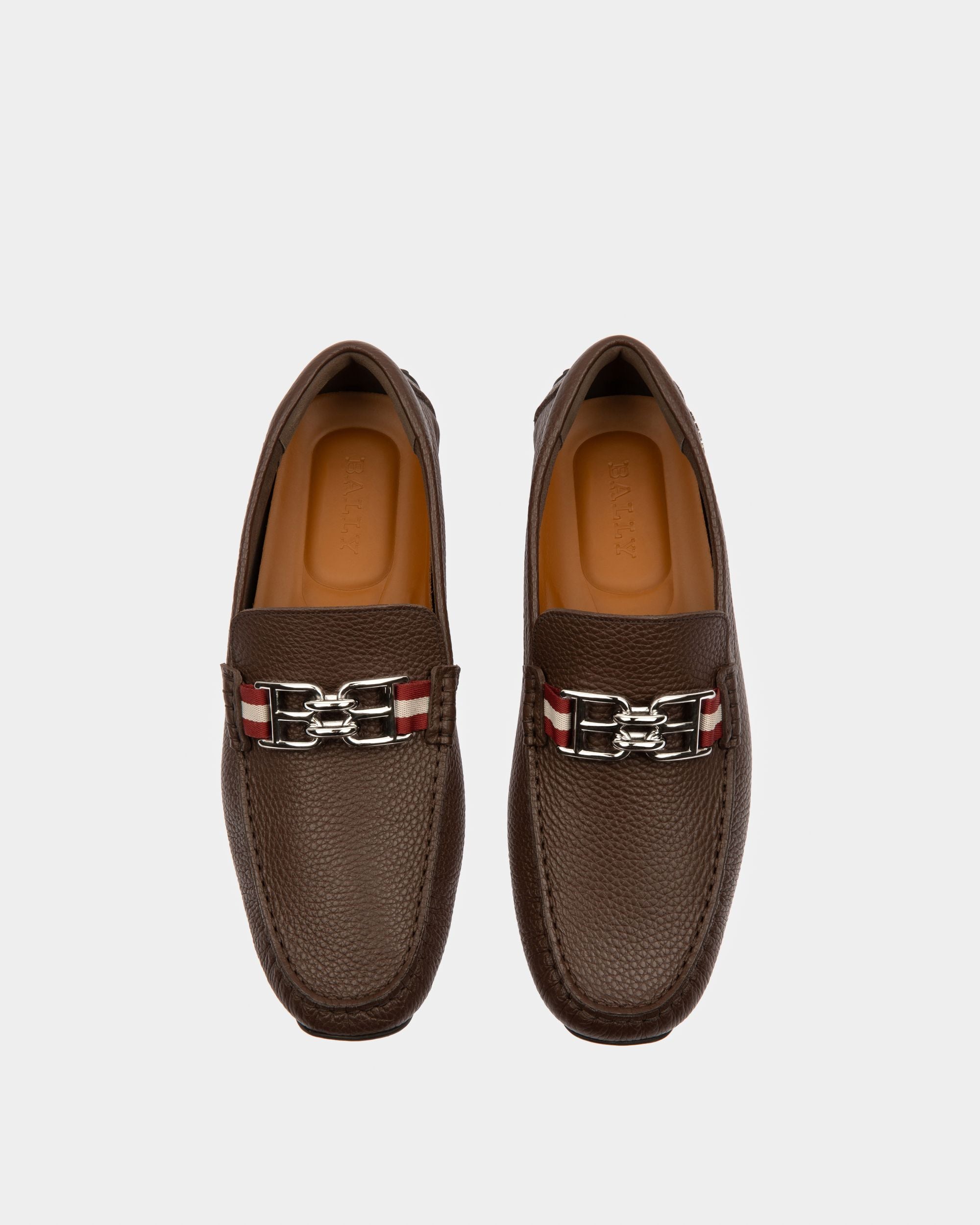 Parsal Driver-Schuh Aus Leder In Kaffee - Herren - Bally - 02