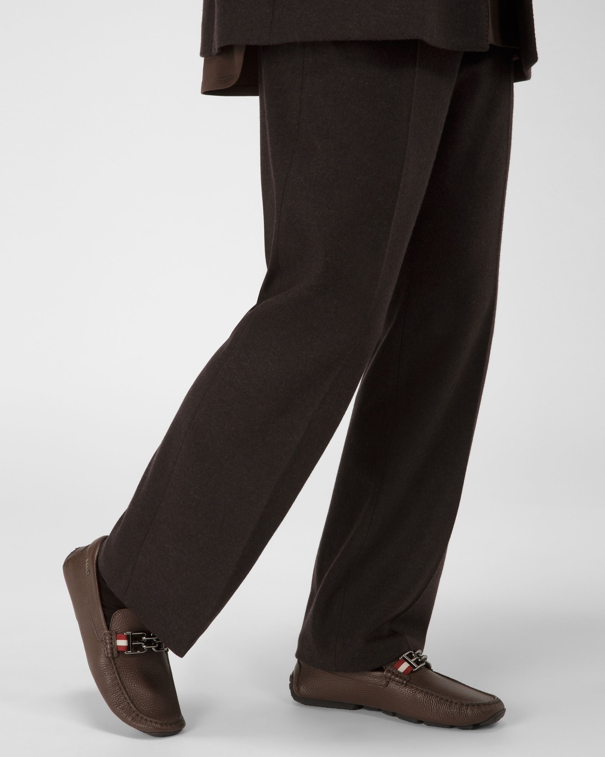 Parsal Driver-Schuh Aus Leder In Kaffee - Herren - Bally - 03
