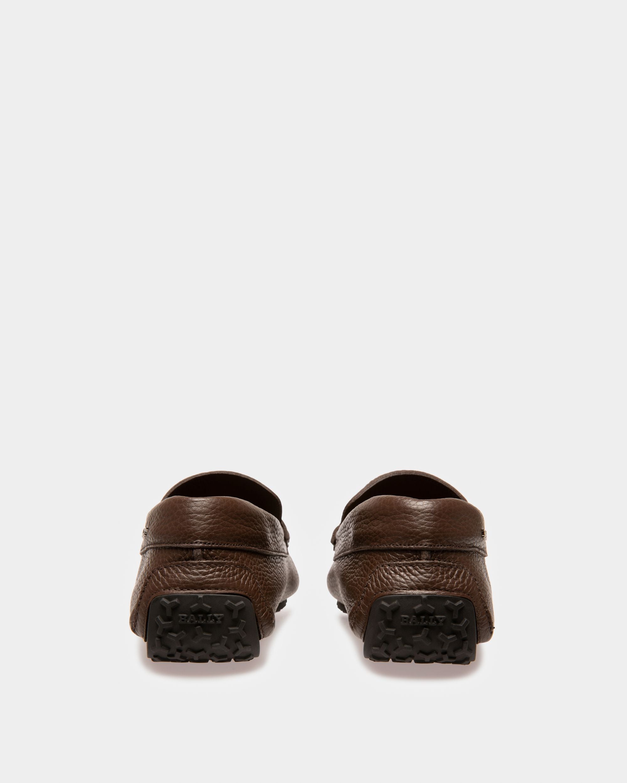 Parsal Driver-Schuh Aus Leder In Kaffee - Herren - Bally - 04