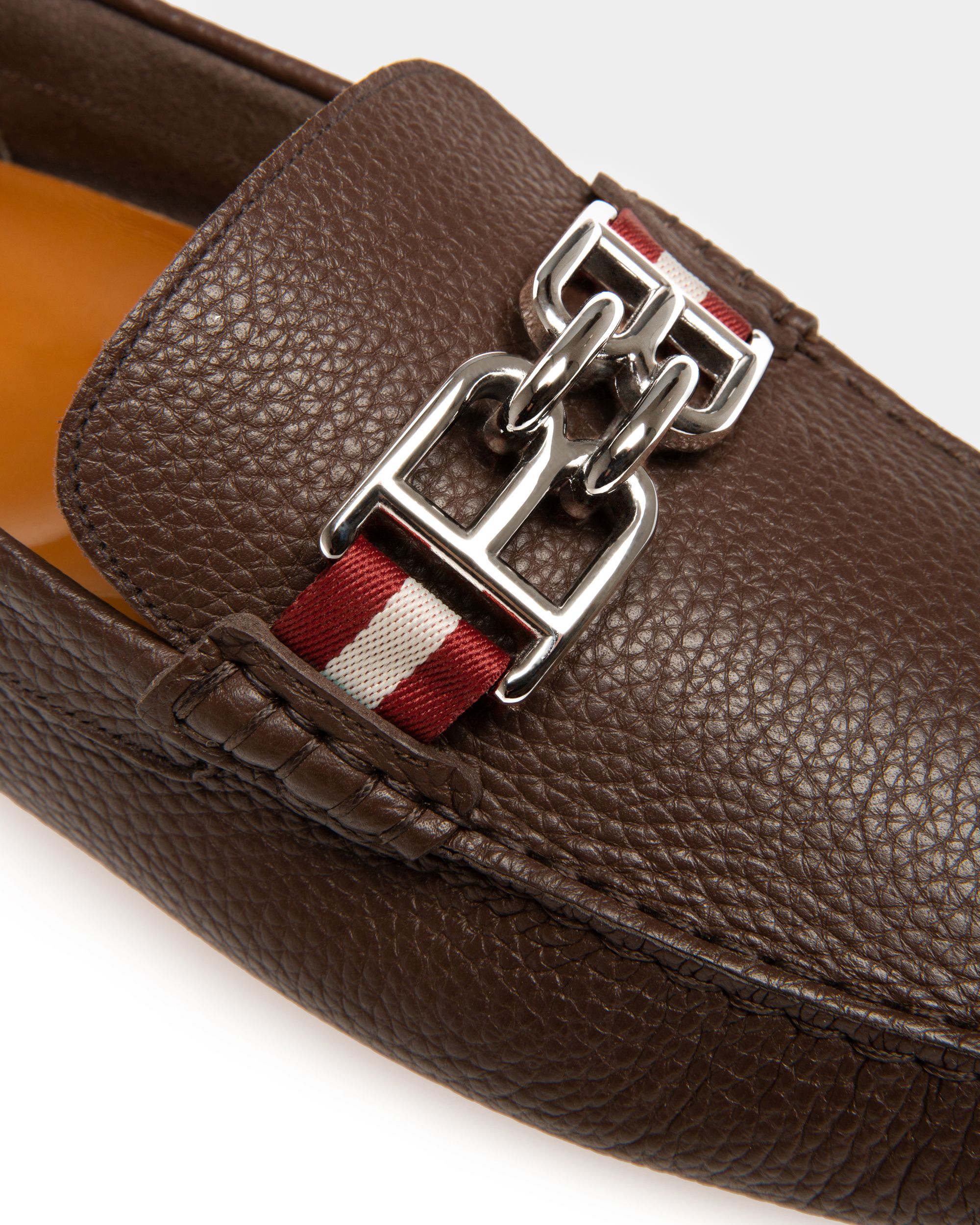 Parsal Driver-Schuh Aus Leder In Kaffee - Herren - Bally - 06