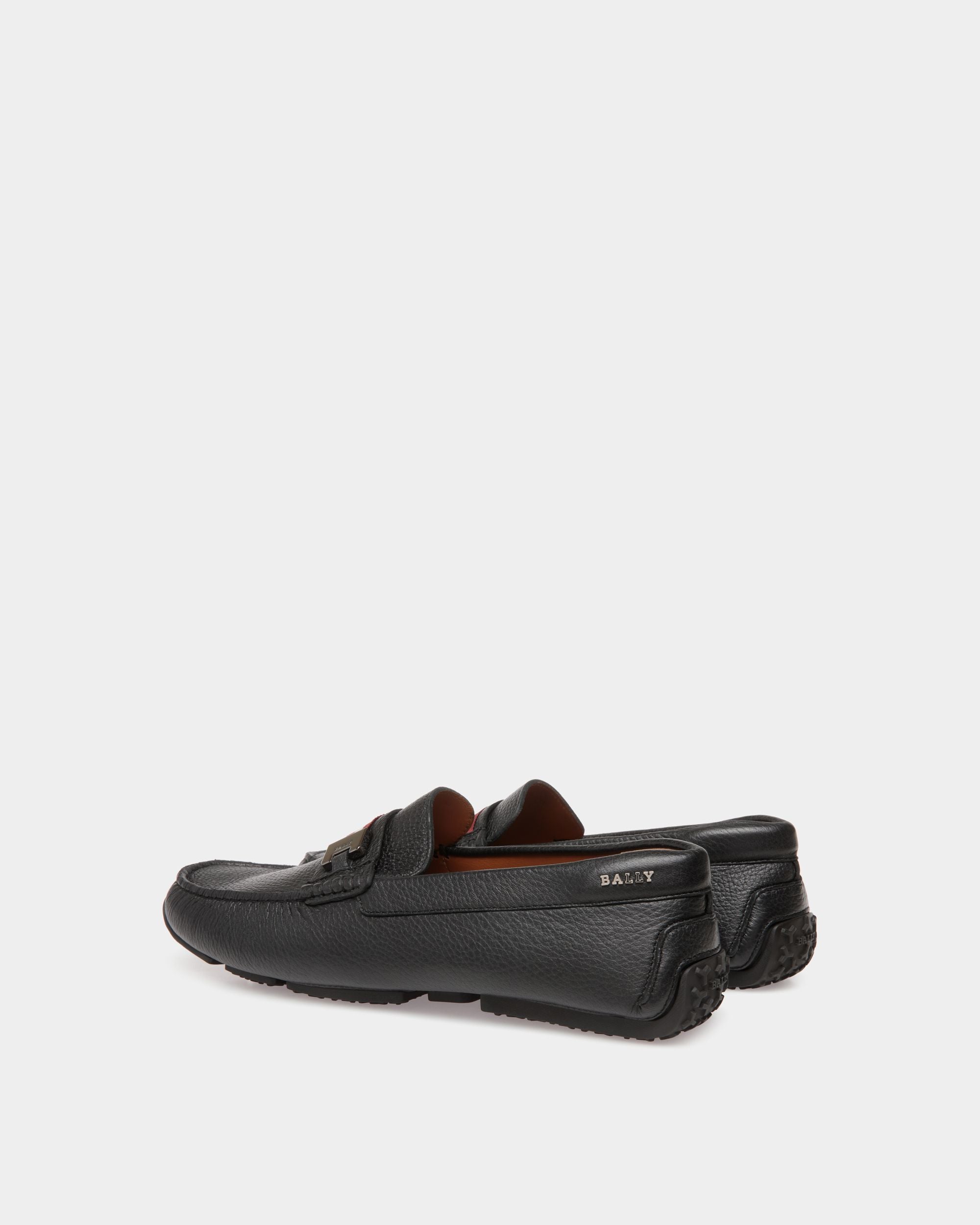 Pilot Drivers In Black Leather - Herren - Bally - 03