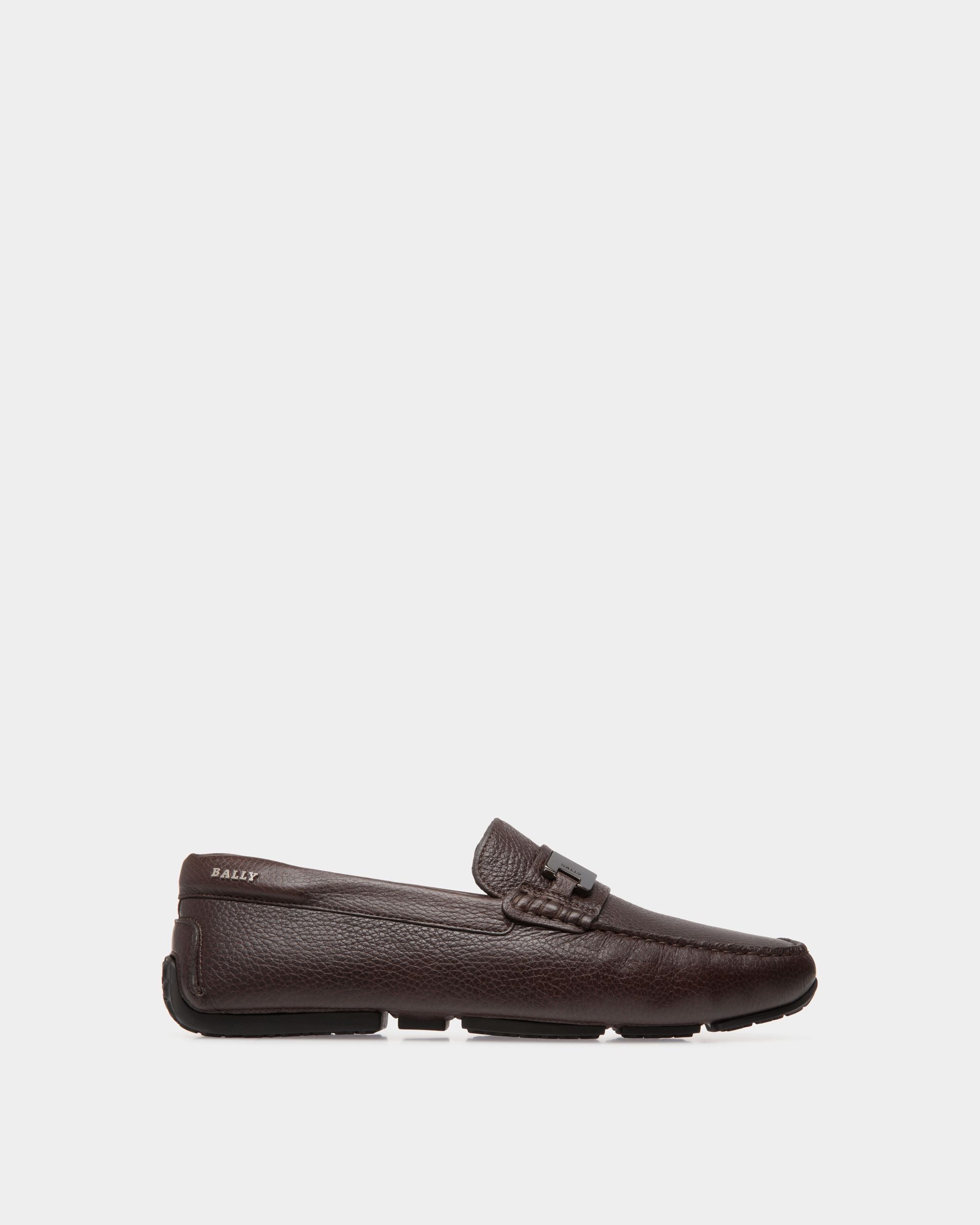 Pilot Drivers In Brown Leather - Herren - Bally - 01