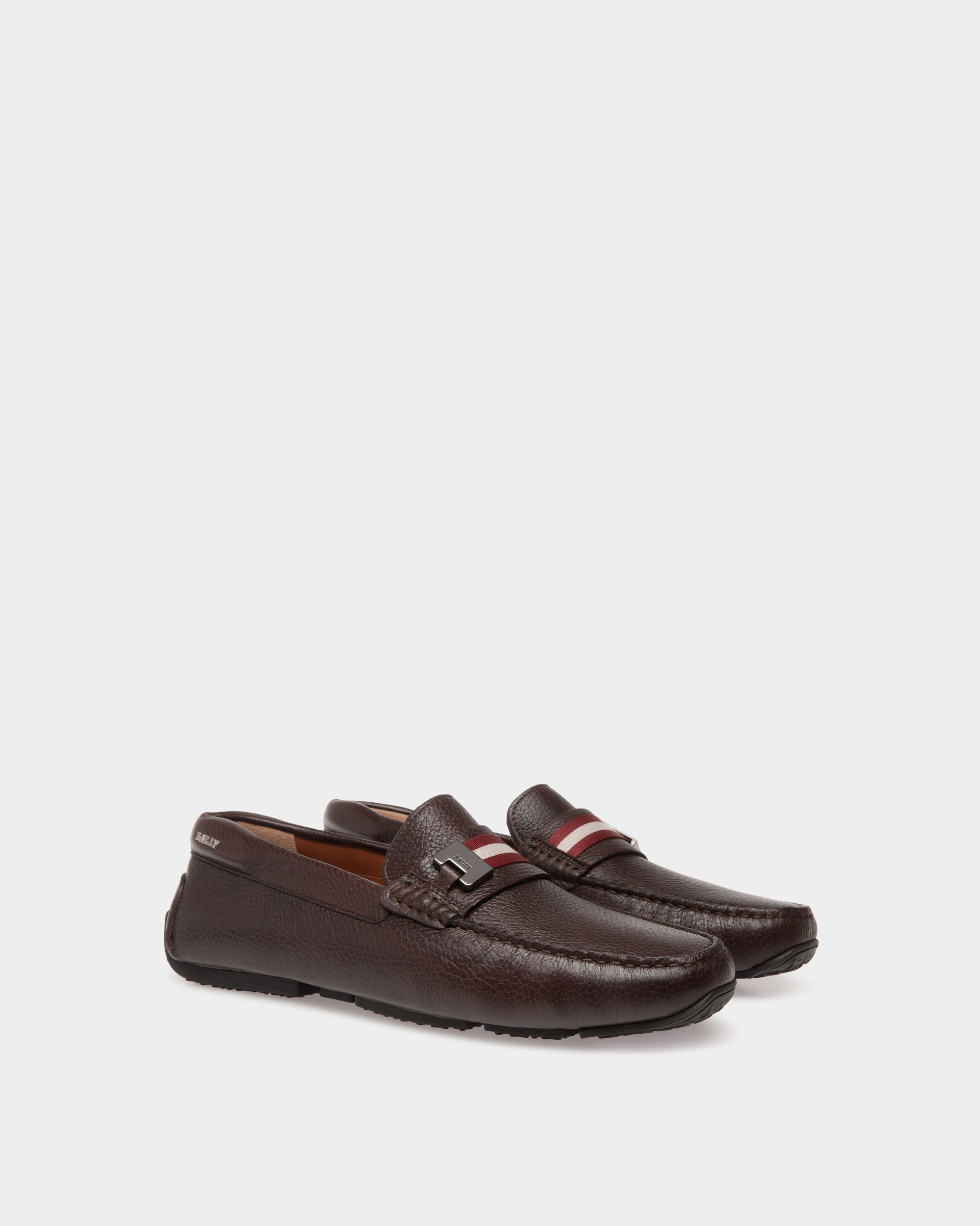 Pilot Drivers In Brown Leather - Herren - Bally - 02