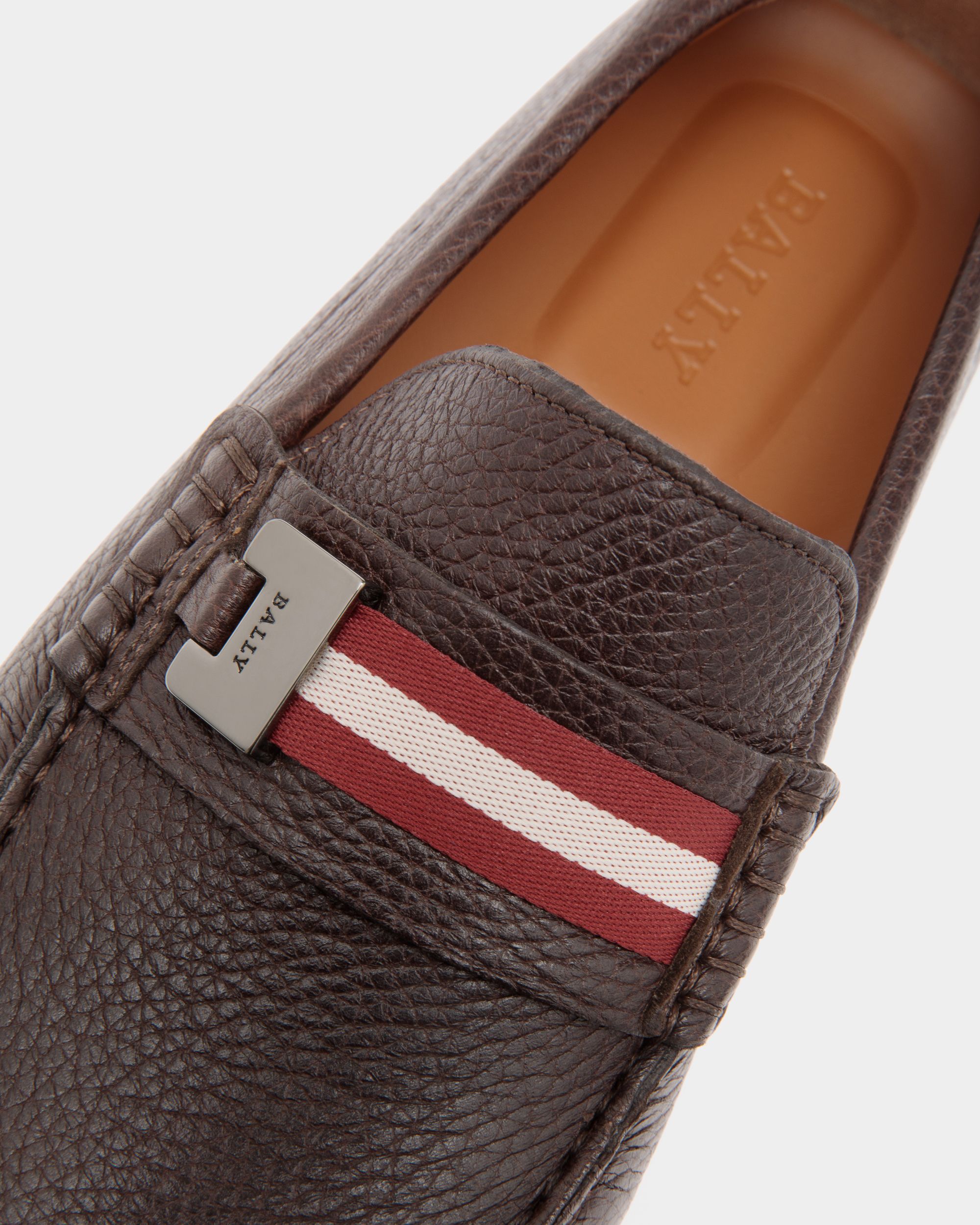 Pilot Drivers In Brown Leather - Herren - Bally - 05