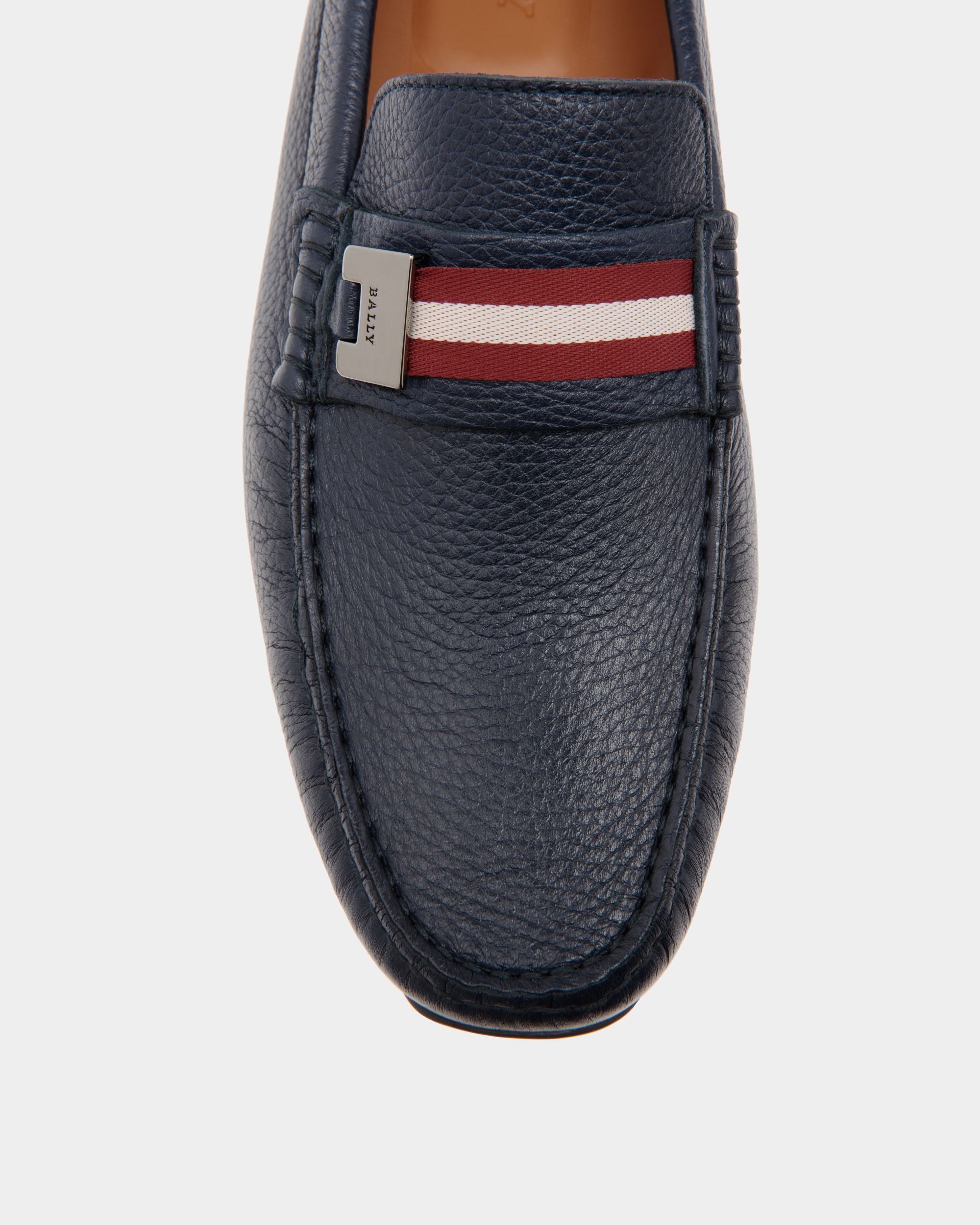 Pilot Drivers In Blue Leather - Herren - Bally - 05