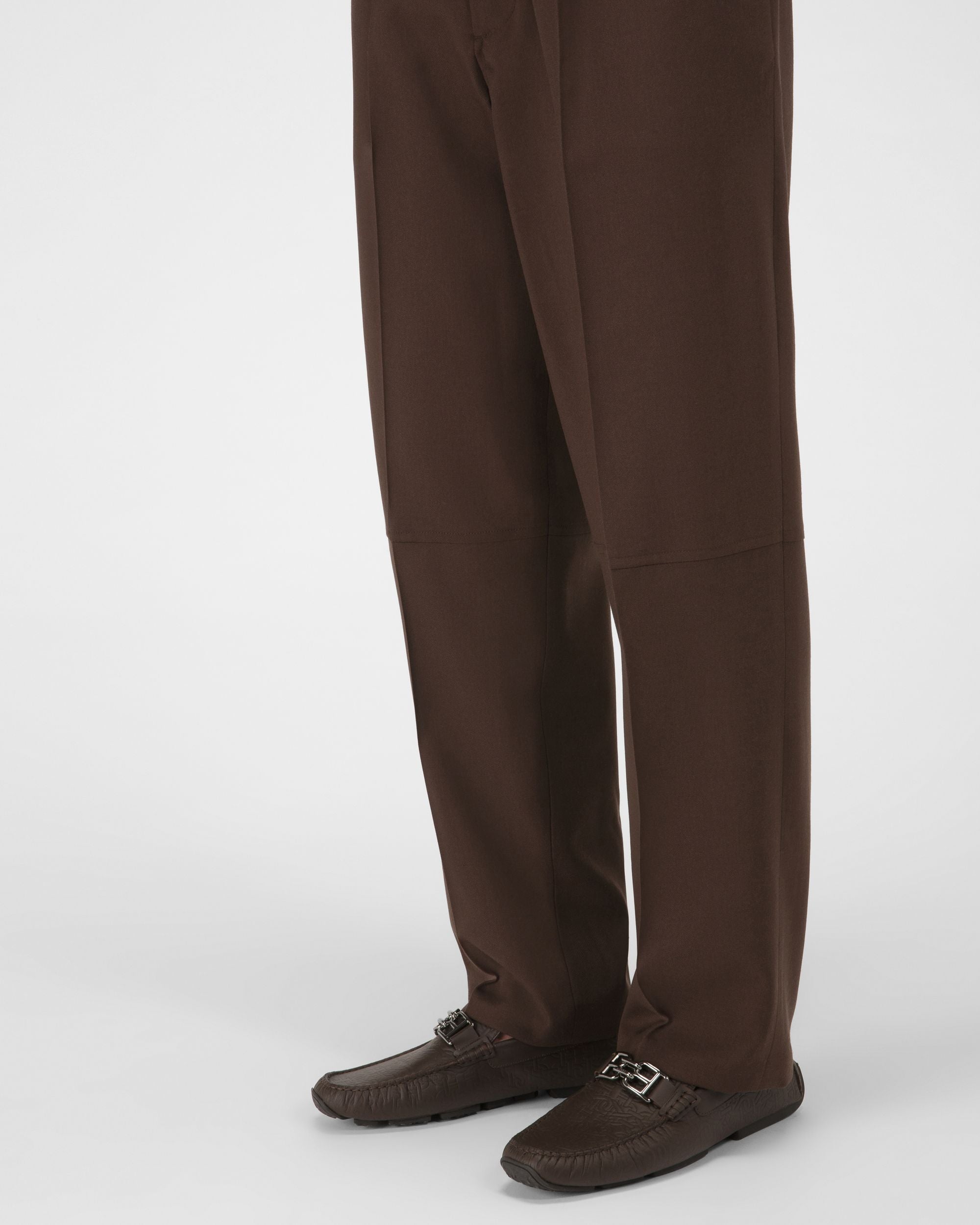 Parsal Driver Aus Ebenholzbraunem Leder - Herren - Bally - 02