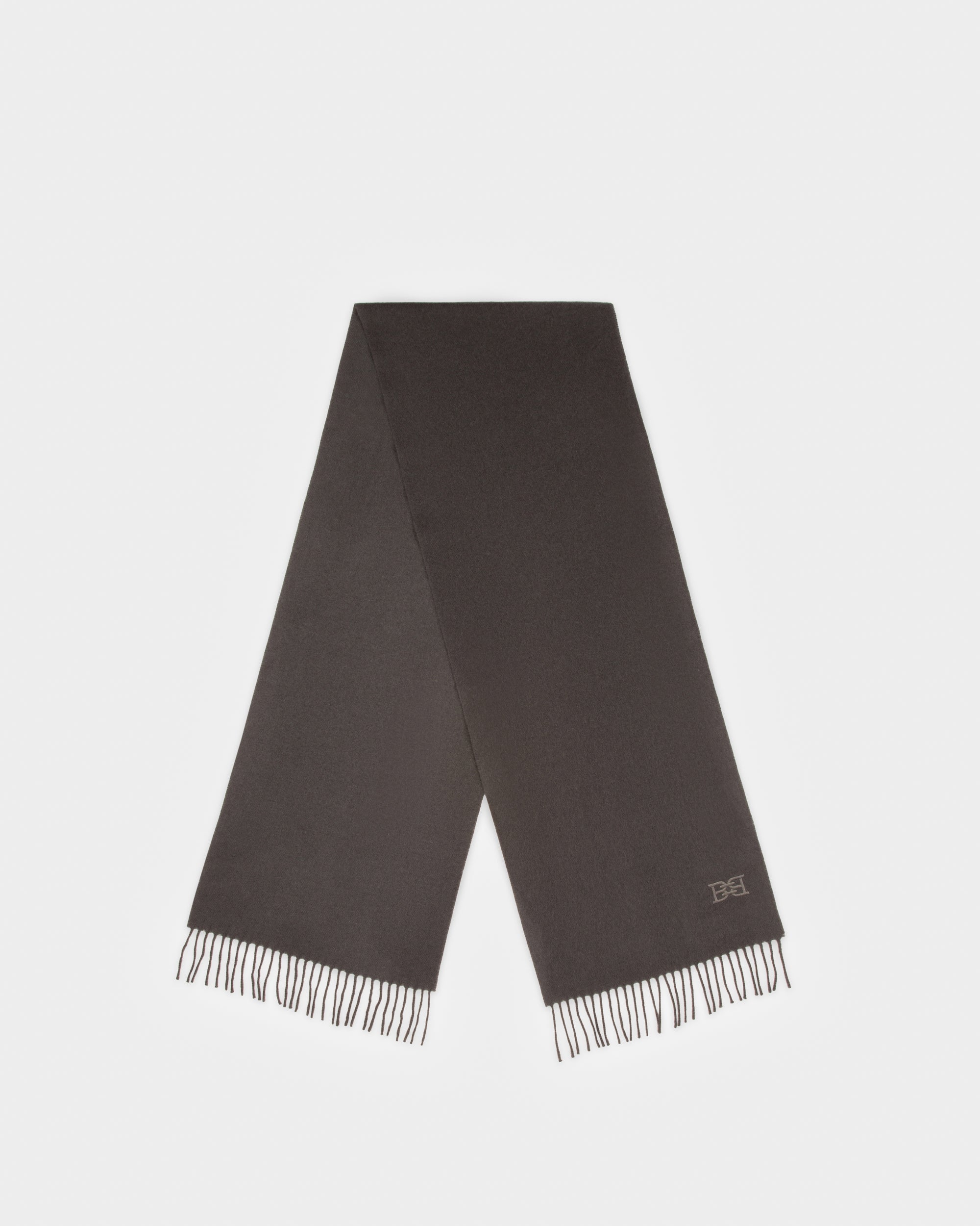 Wollmix-Schal Wollmix-Schal In Dunkelgrau - Herren - Bally - 01