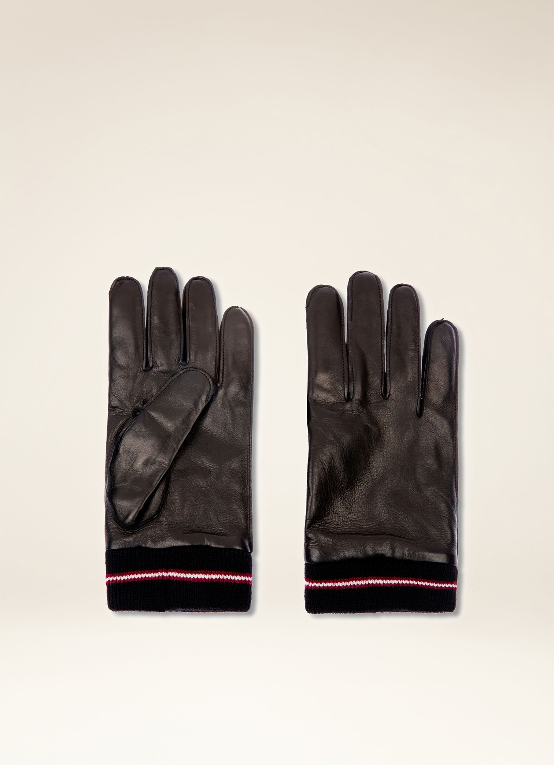 Lederhandschuhe Aus Schwarzem Leder - Herren - Bally - 01