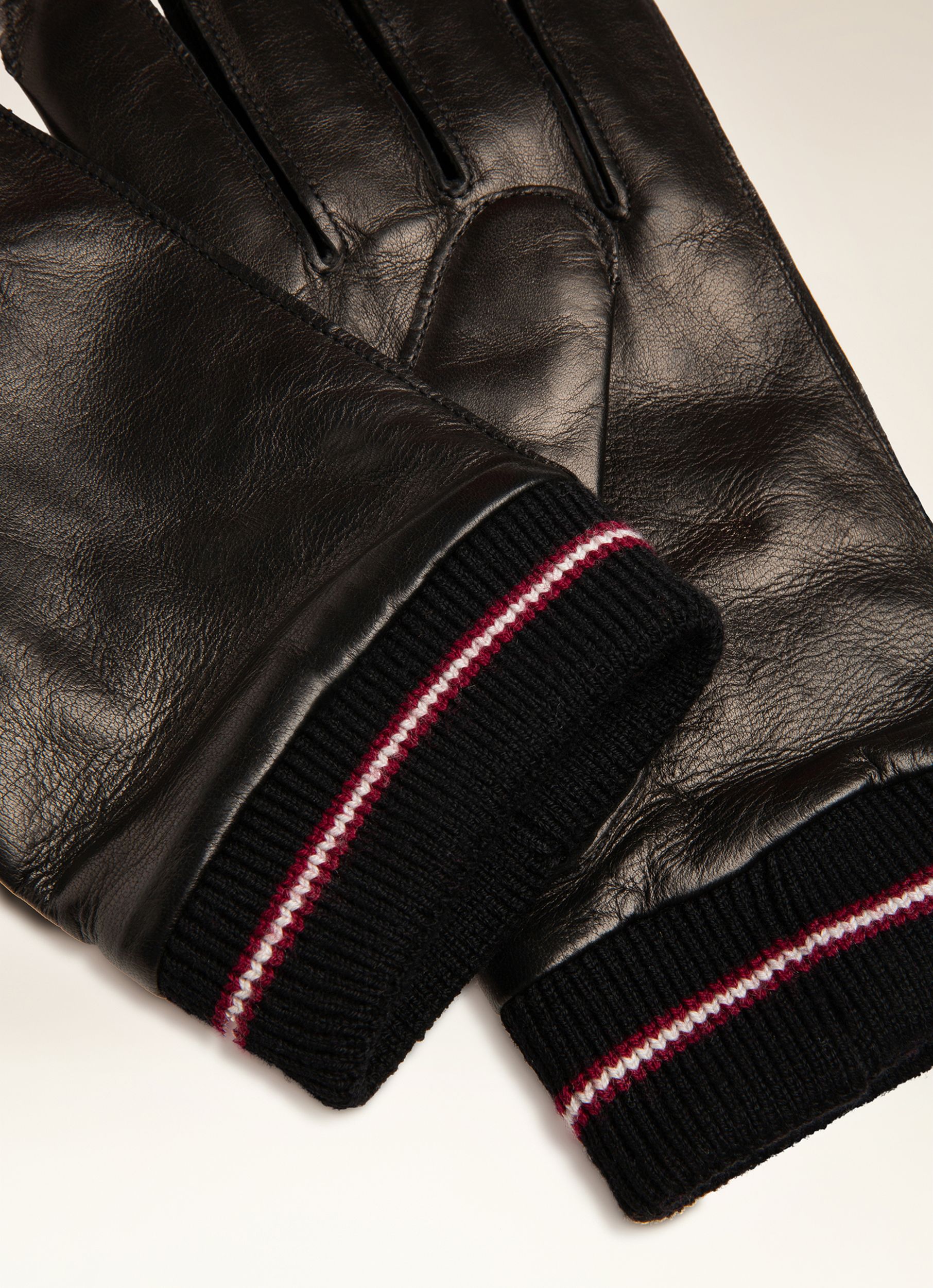 Lederhandschuhe Aus Schwarzem Leder - Herren - Bally - 02