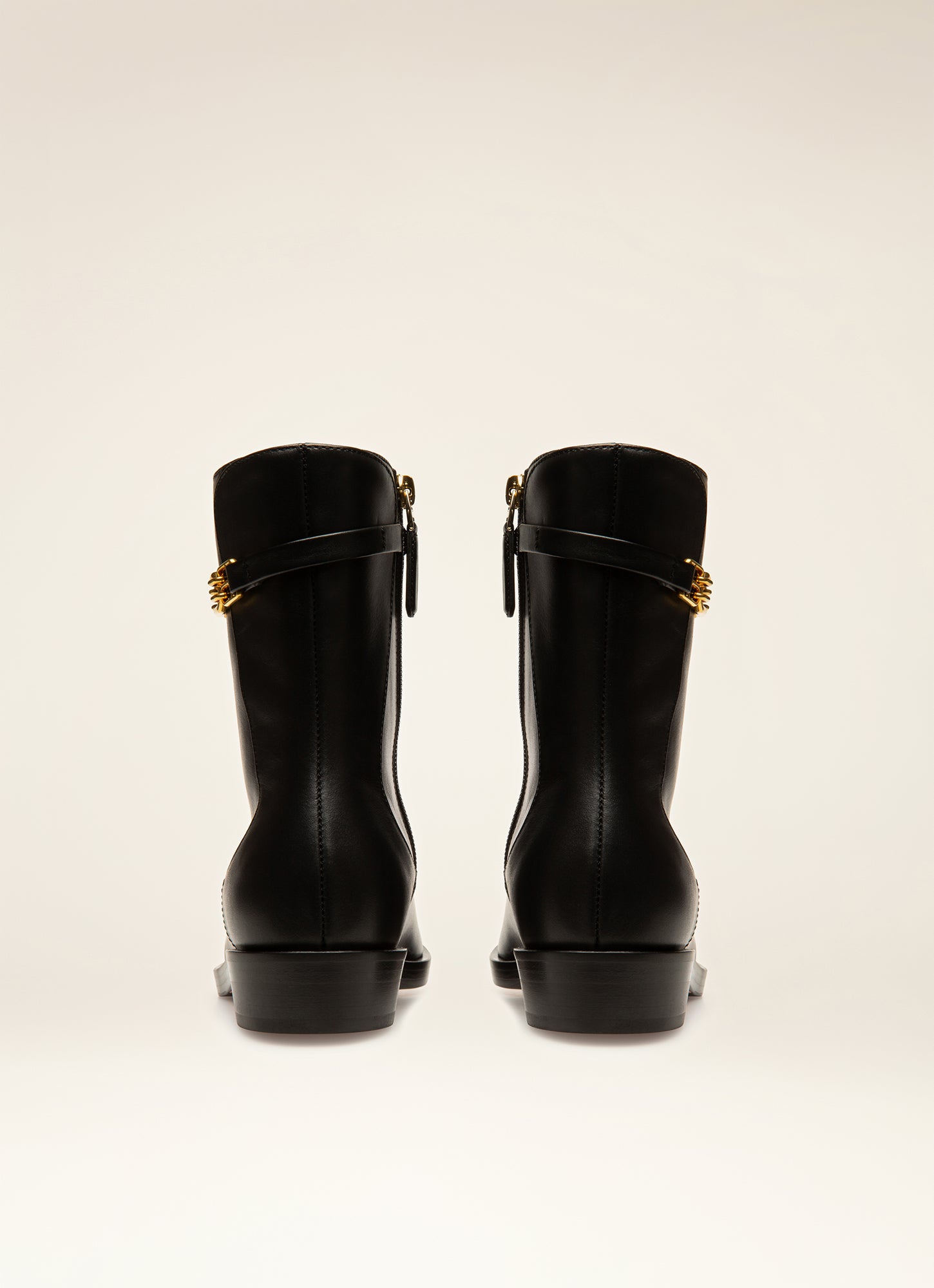 Darcie Booties In Black Leather - Damen - Bally - 03