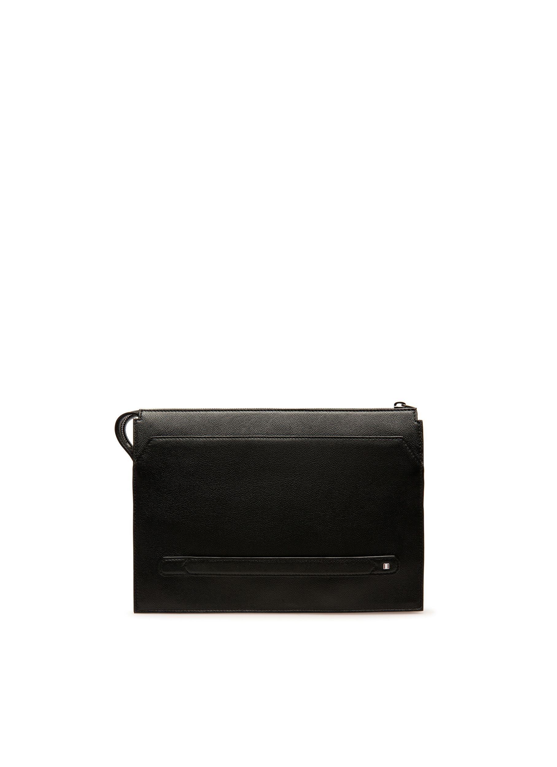 Eming Clutch Aus Schwarzem Leder - Herren - Bally - 02