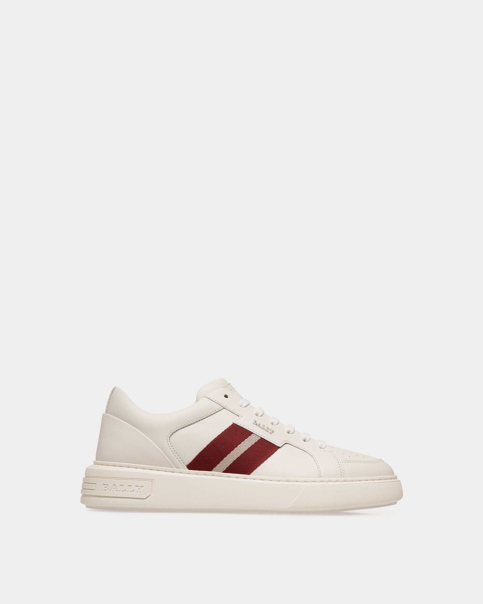 Moony Leder-Sneaker In Weiß - Herren - Bally - 01