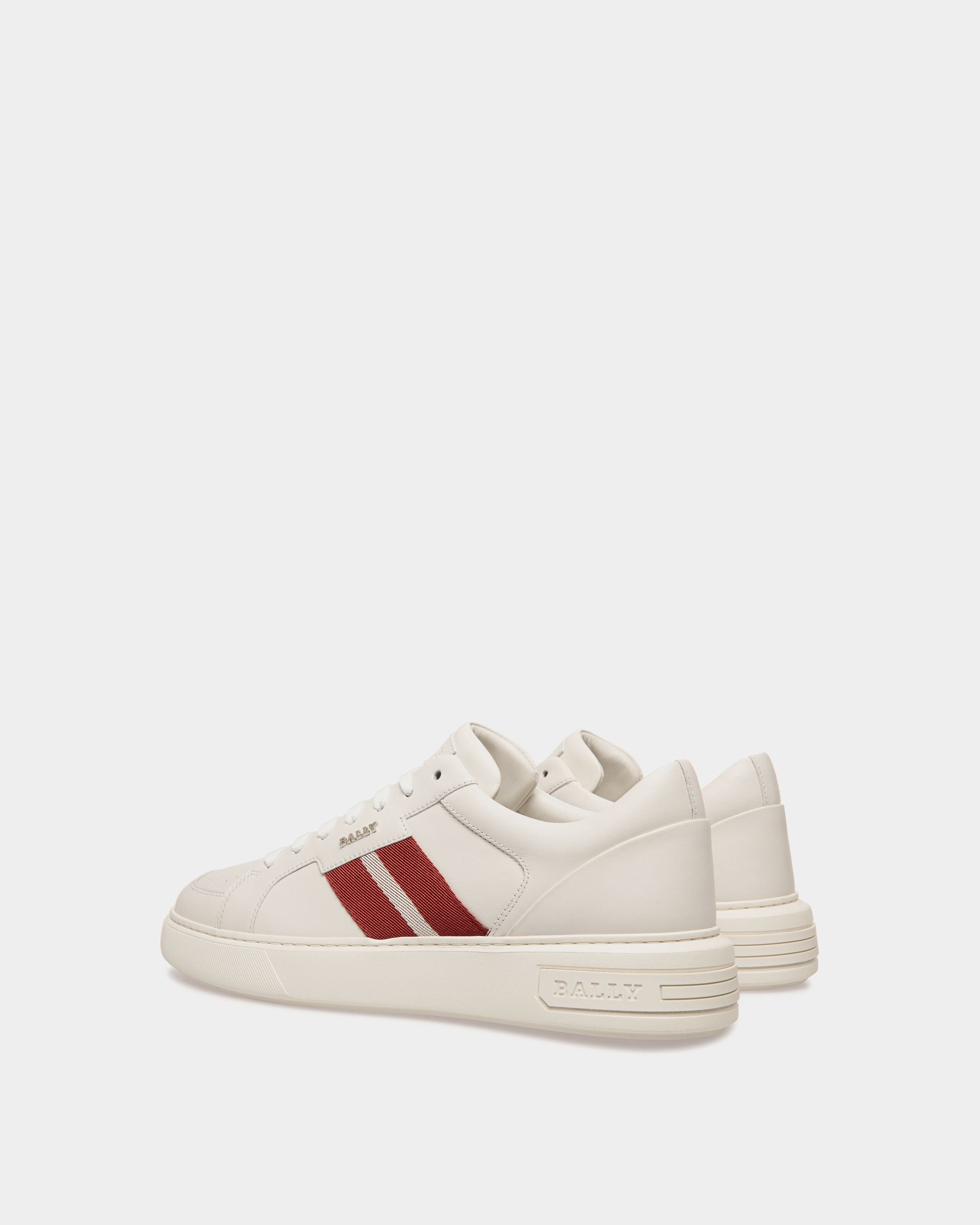 Moony Leder-Sneaker In Weiß - Herren - Bally - 03
