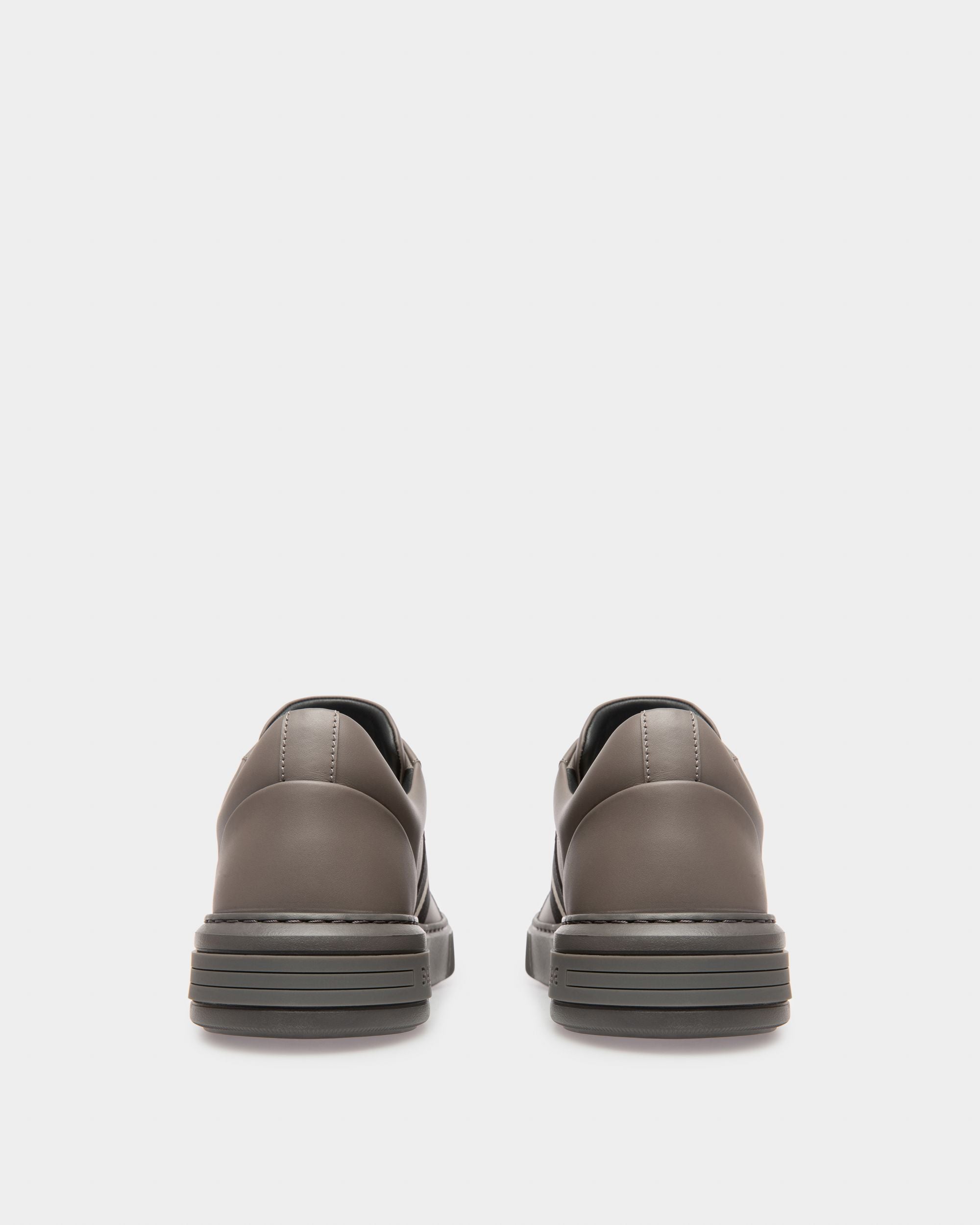 Moony Sneaker Aus Leder In Anthrazitgrau - Herren - Bally - 04
