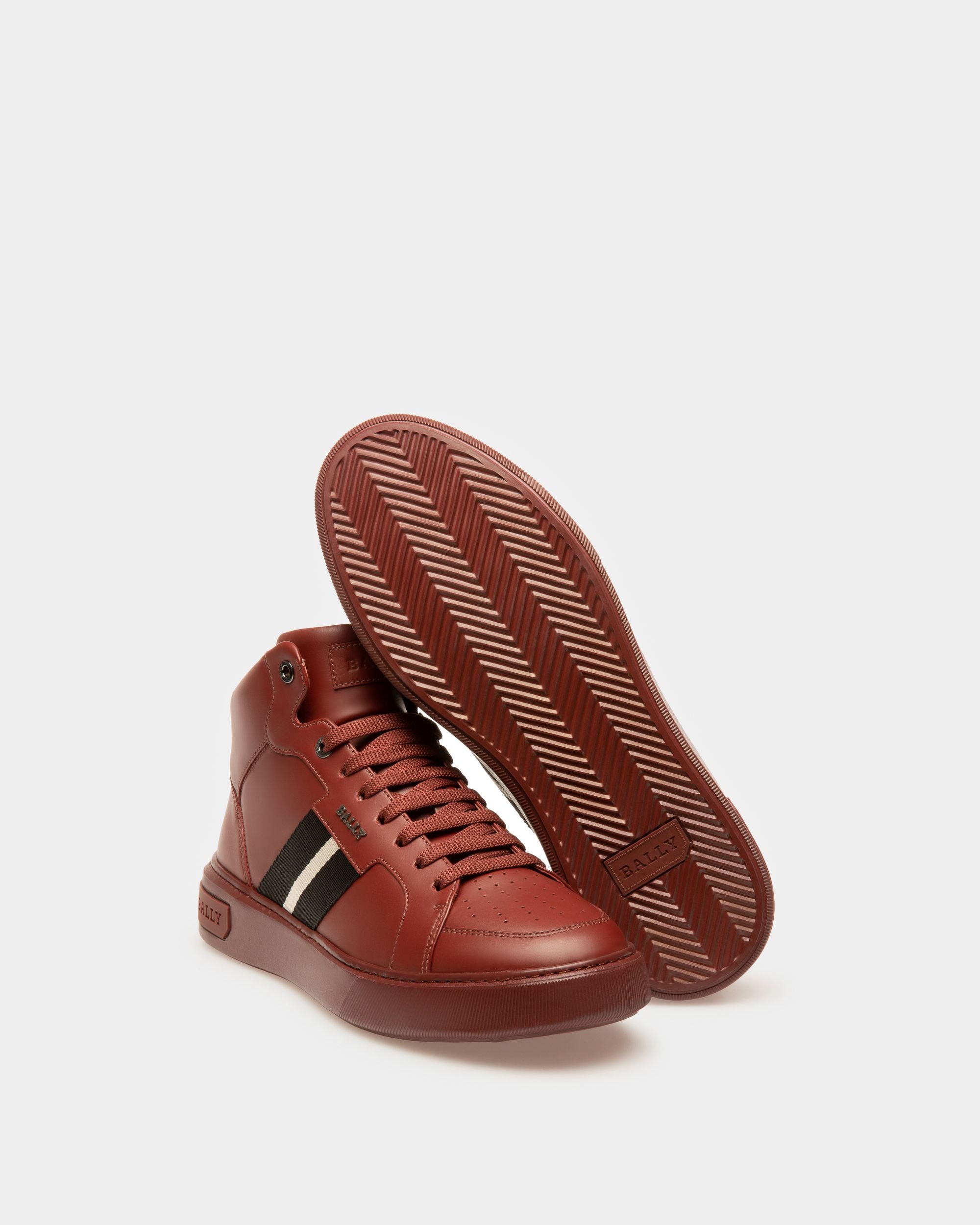 Myles Sneaker Aus Traditionsrotem Leder - Herren - Bally - 04