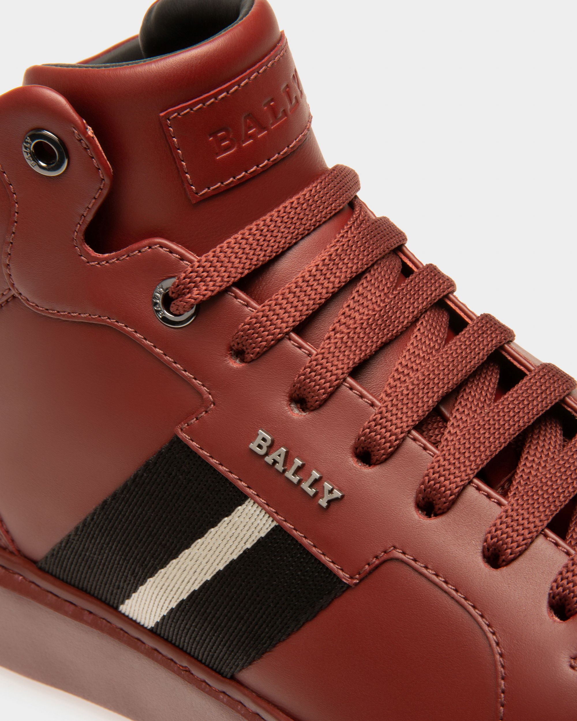 Myles Sneaker Aus Traditionsrotem Leder - Herren - Bally - 05