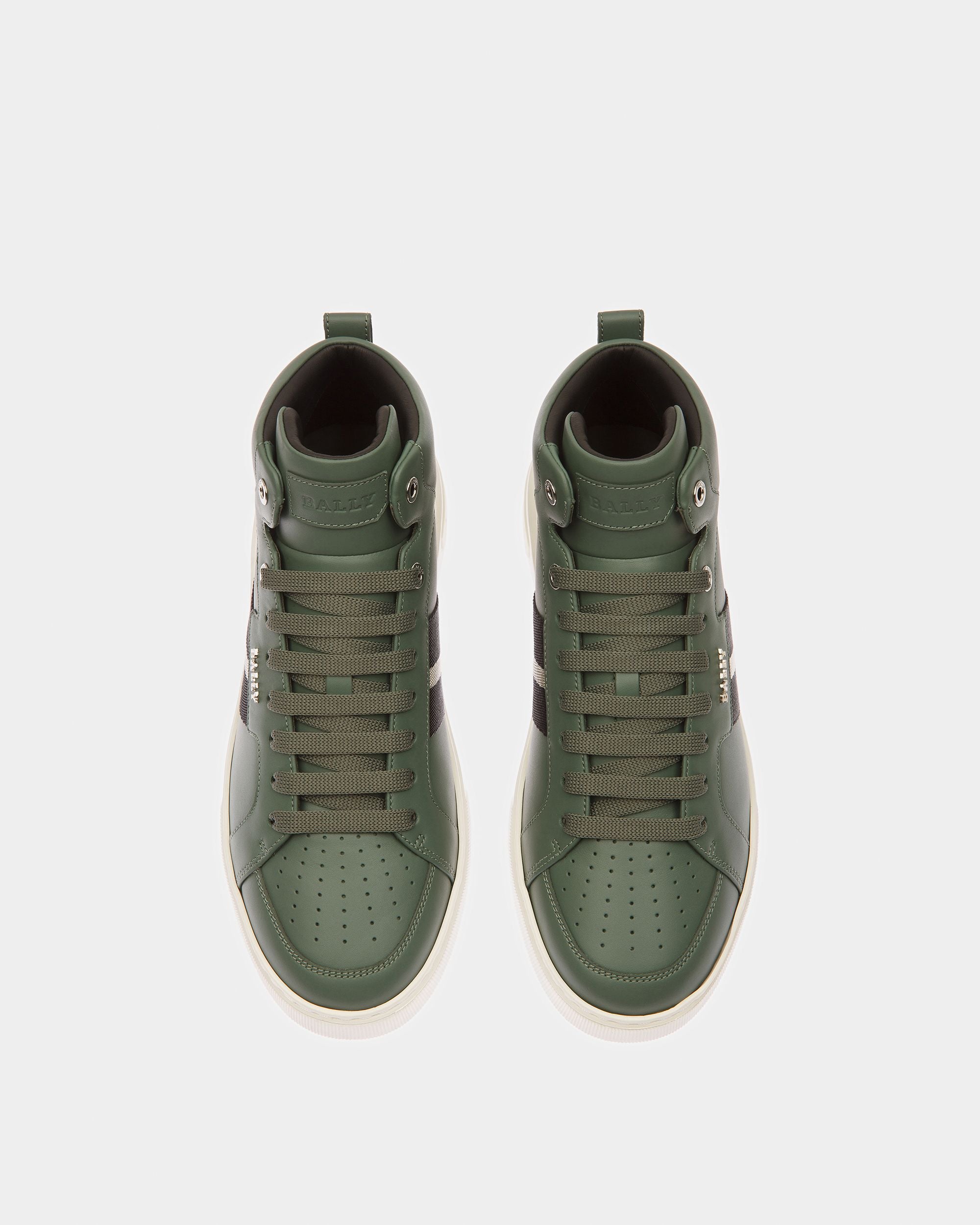 Myles Sneakers Aus Leder In Salbeigrün - Herren - Bally - 02