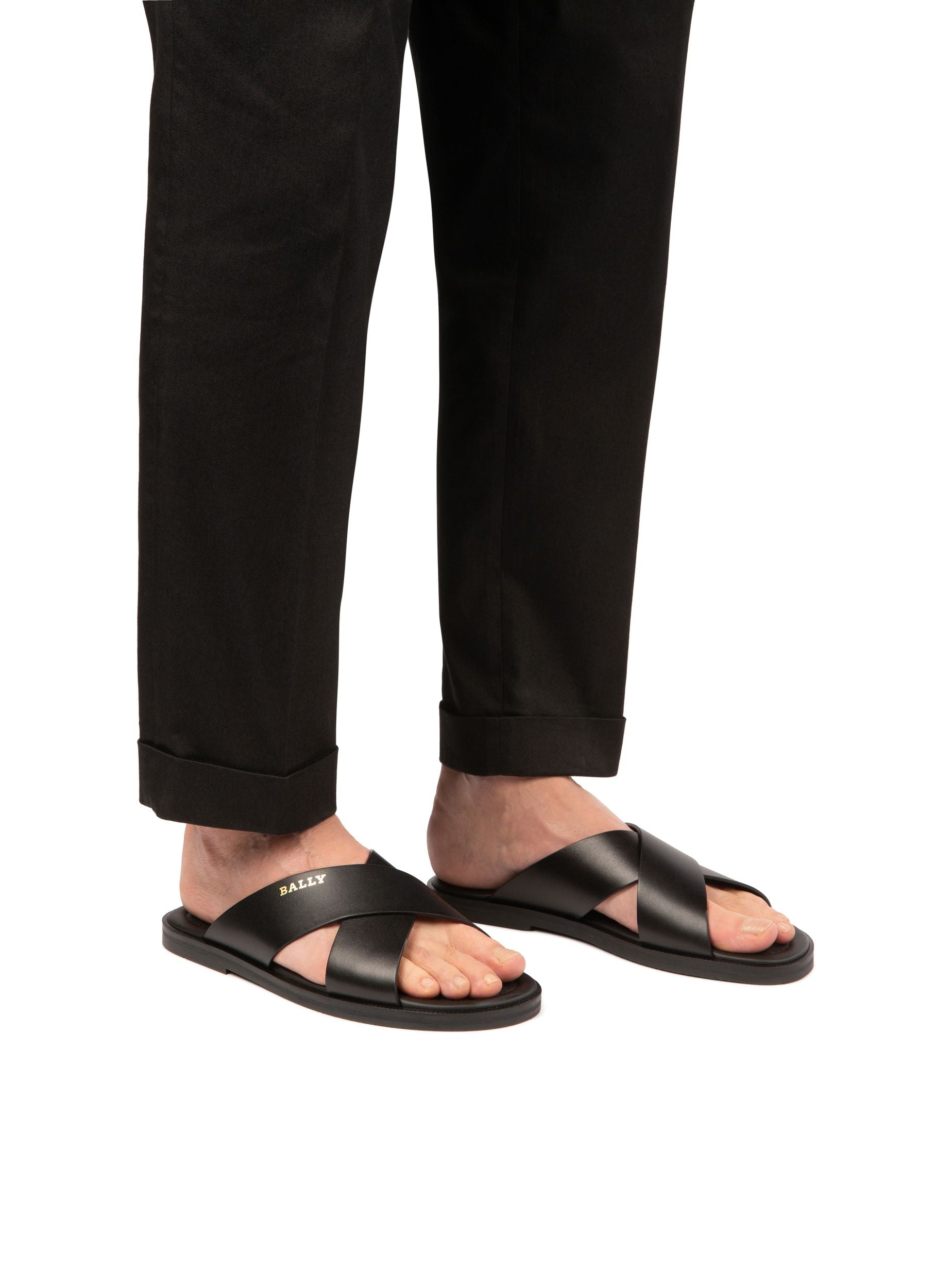 Jair Ledersandalen In Schwarz - Herren - Bally - 04