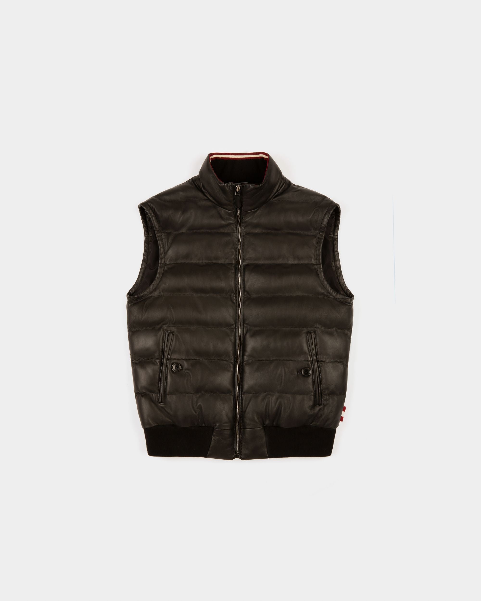 Jacke Aus Schwarzem Leder - Herren - Bally - 01