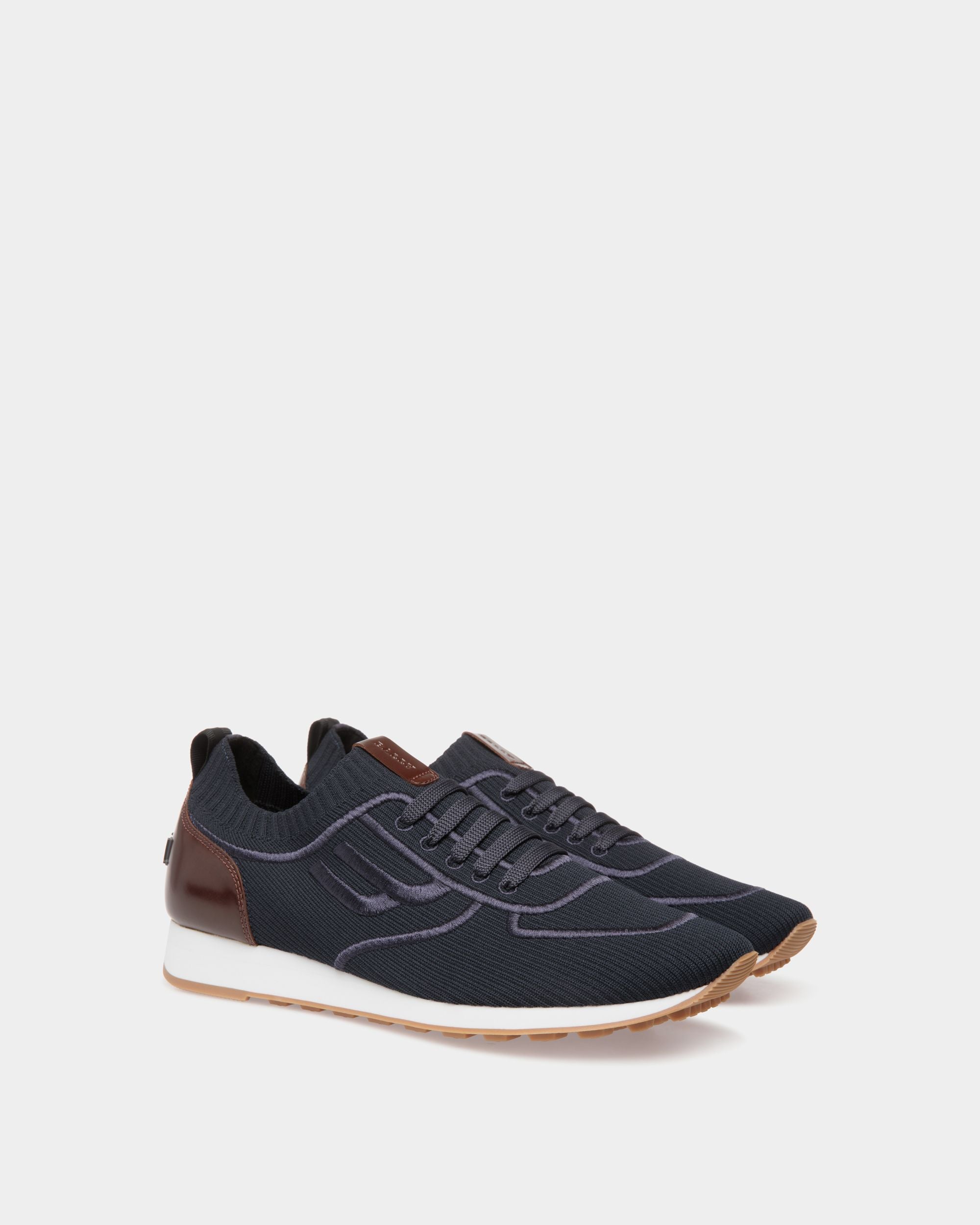 Galaxy Sneaker In Blue Mix Polyester - Herren - Bally - 02