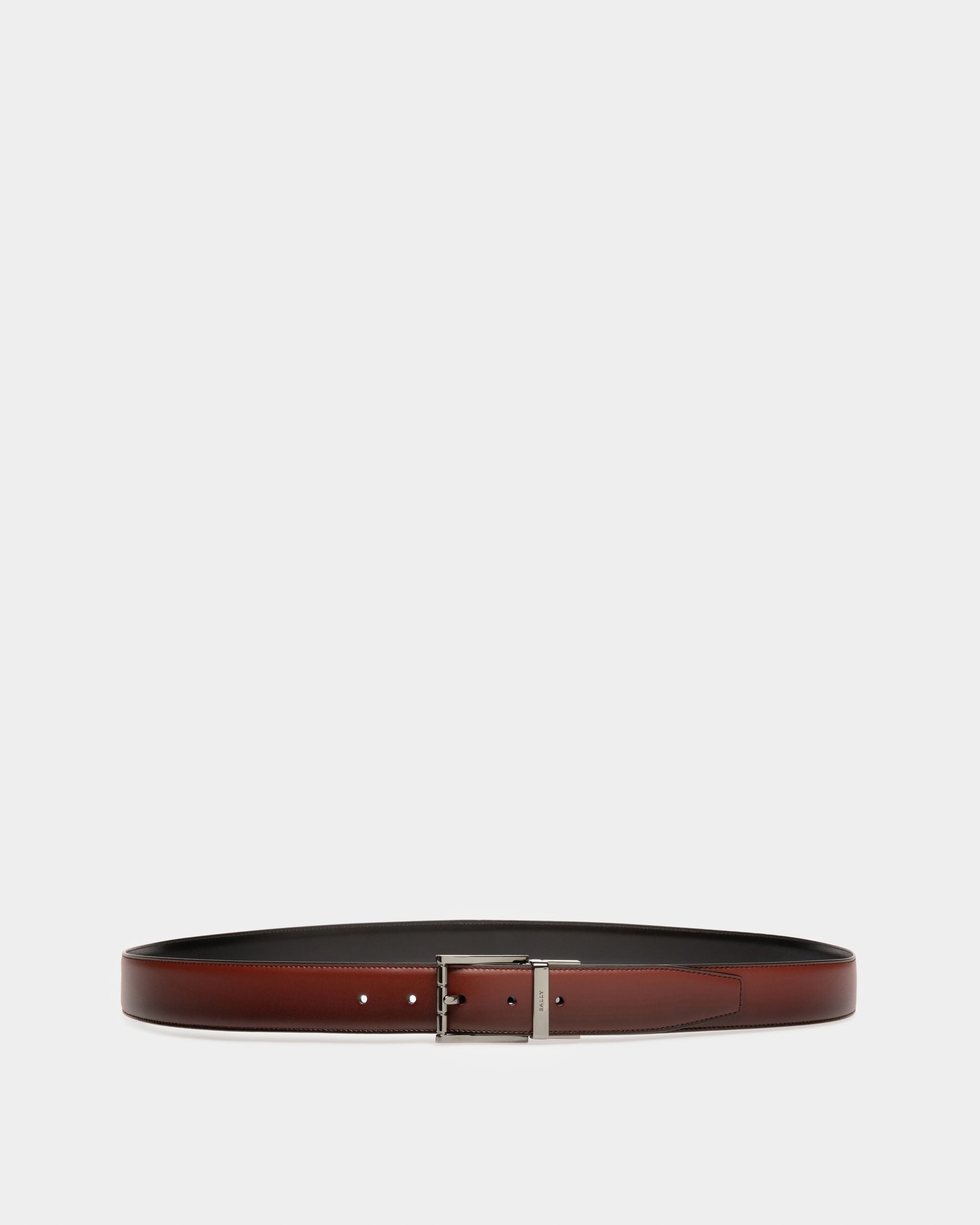 Astor 35 Mm Breiter Gürtel Aus Traditionsrotem Leder - Herren - Bally - 01