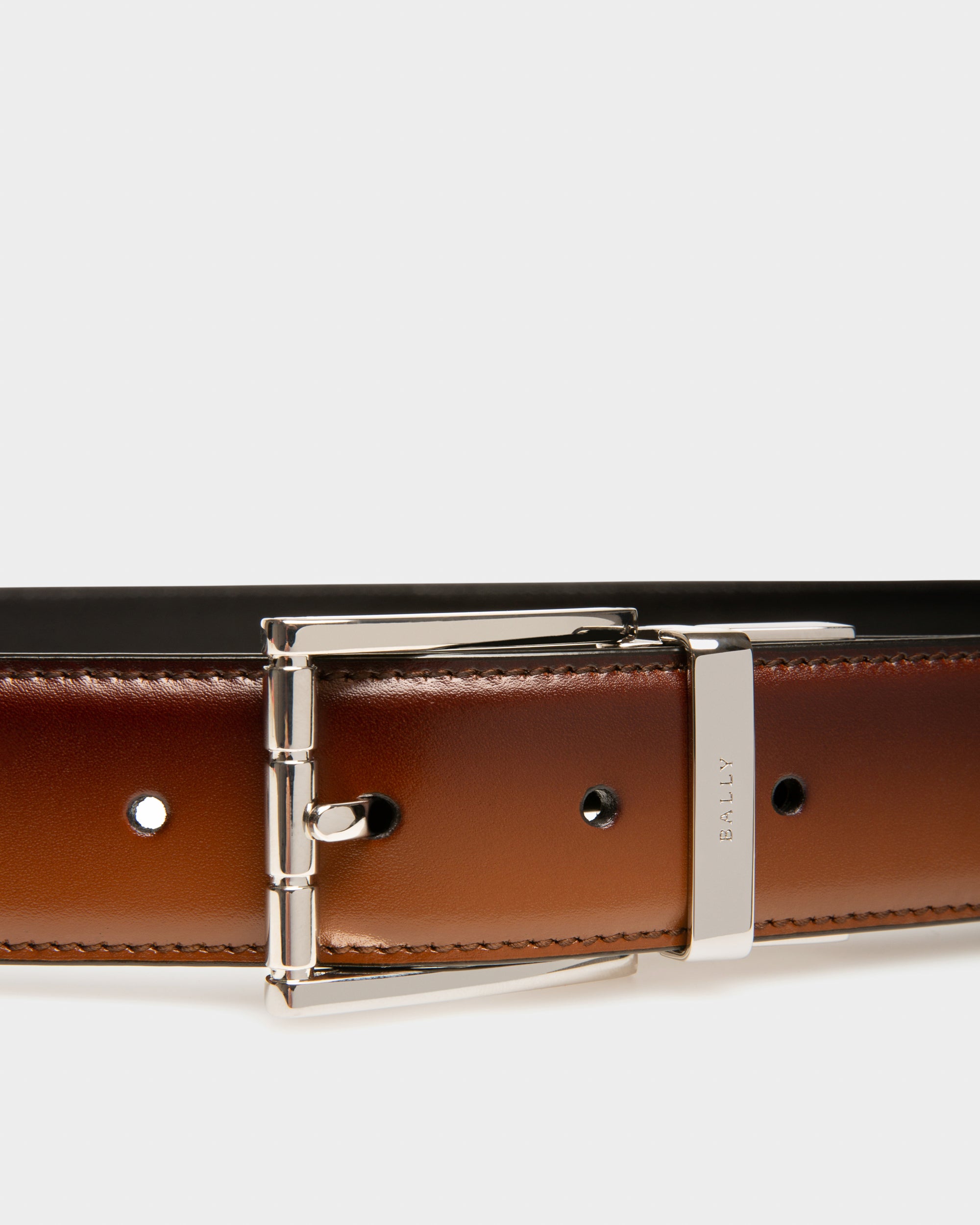 Astor Ledergürtel 35 mm In Braun - Herren - Bally - 03
