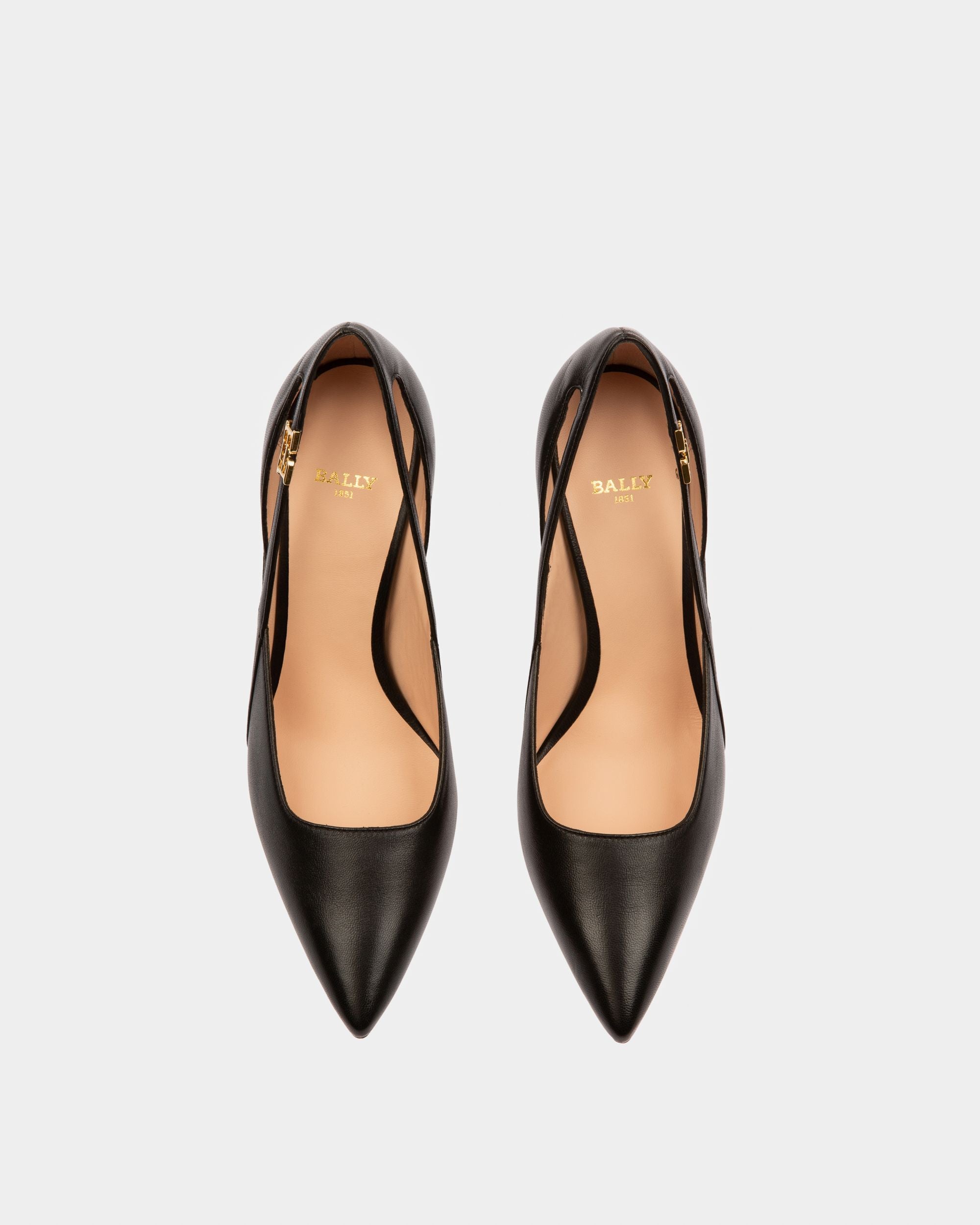 Elsa Pumps Aus Schwarzem Leder - Damen - Bally - 02