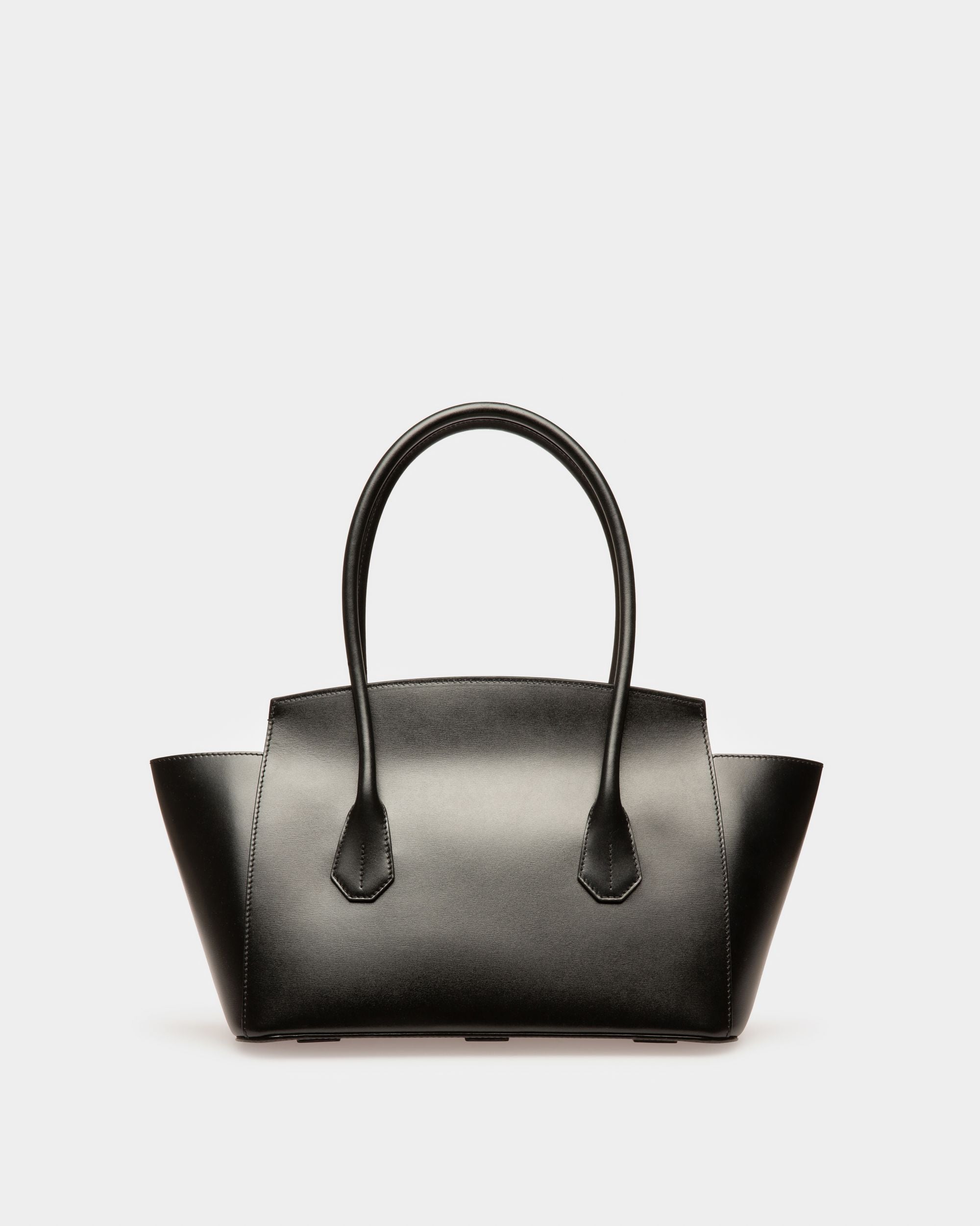 Sandah Henkeltasche Aus Schwarzem Leder - Damen - Bally - 02