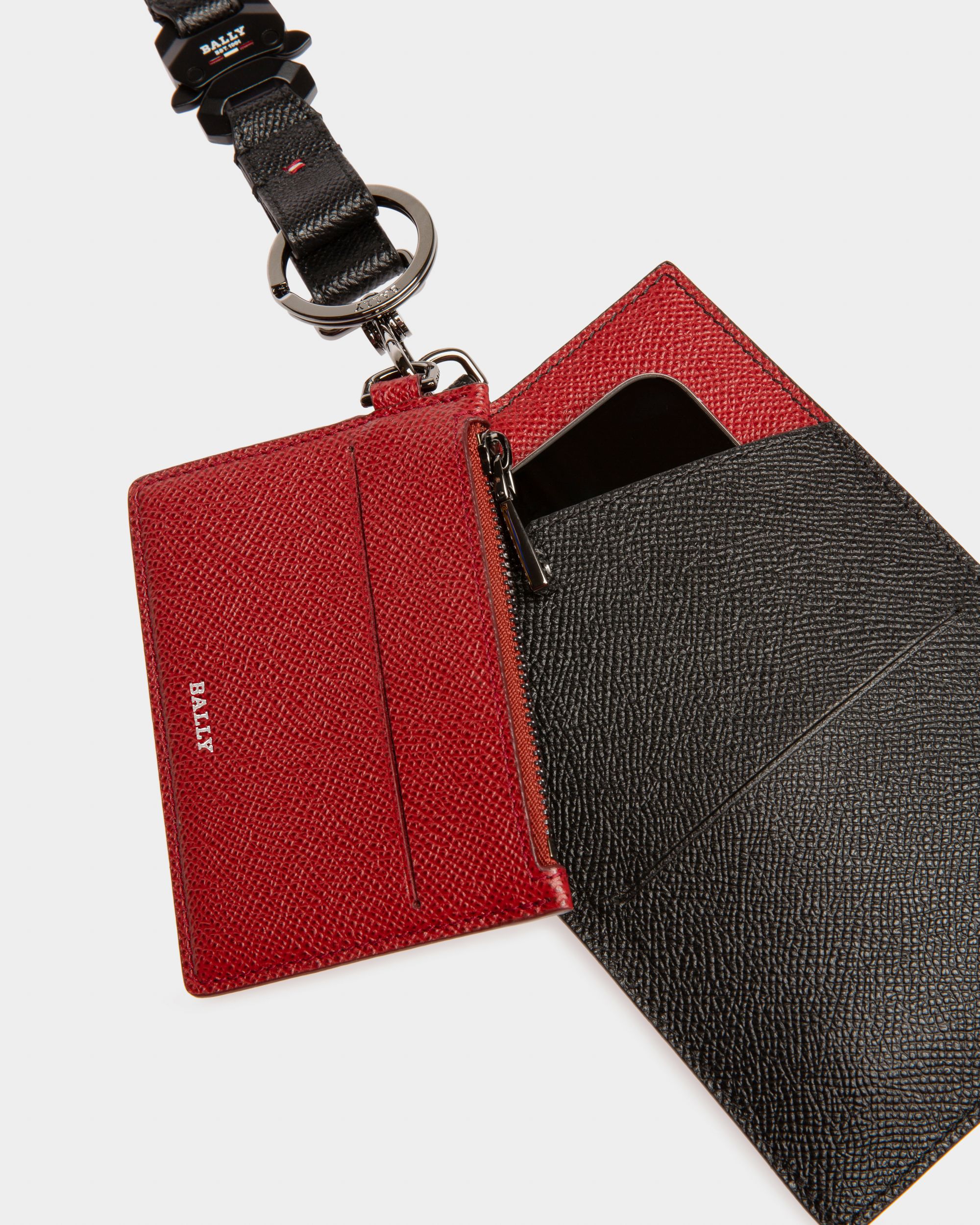 Braad Handytasche Aus Schwarzem Leder - Herren - Bally - 03