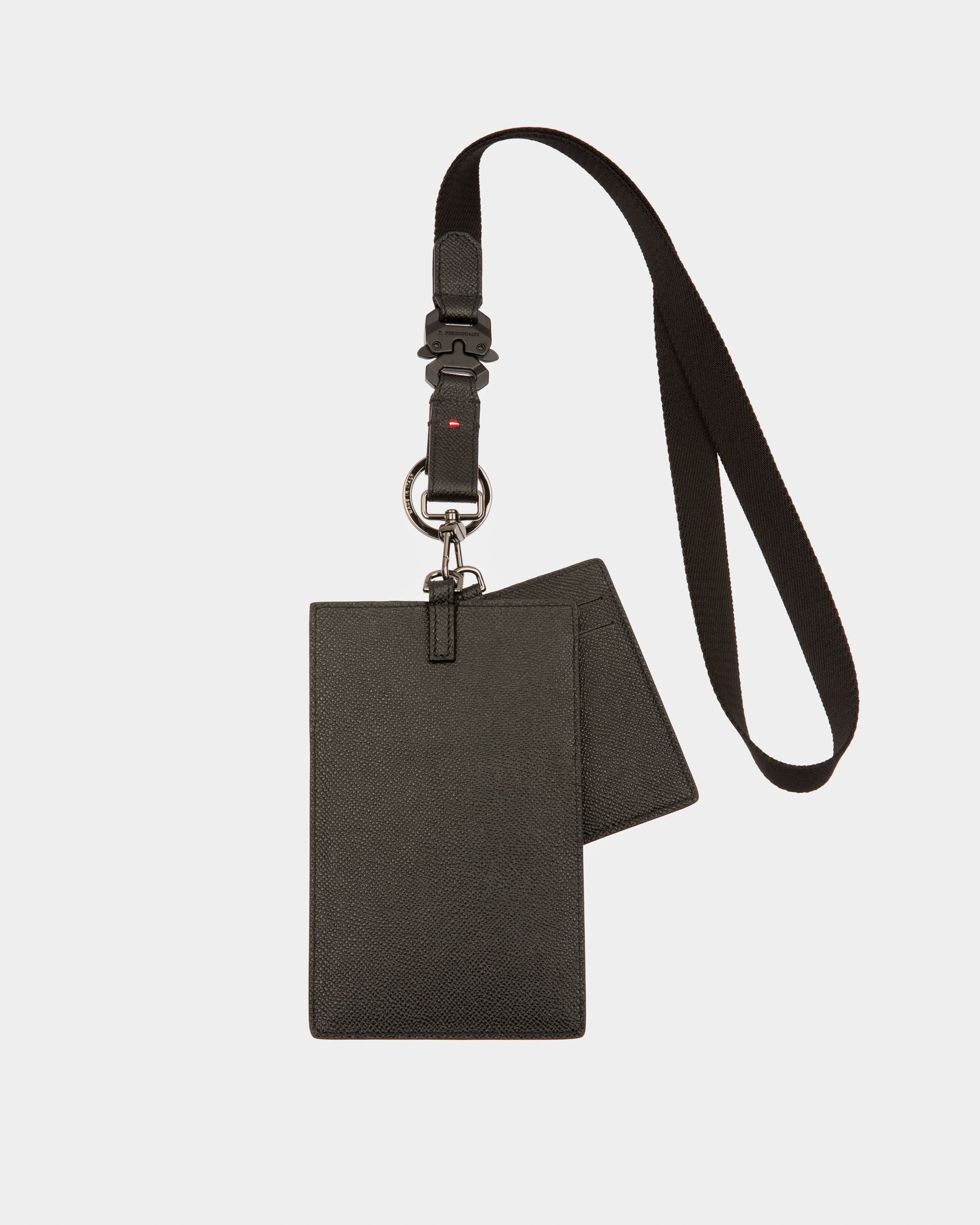 Braad Handytasche Aus Schwarzem Leder - Herren - Bally - 02