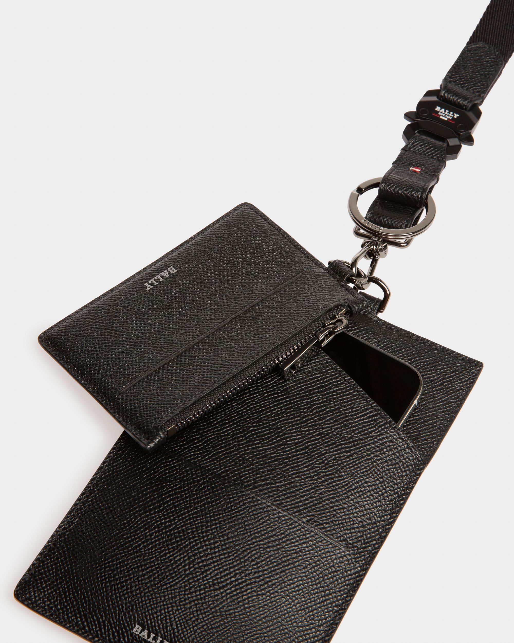 Braad Handytasche Aus Schwarzem Leder - Herren - Bally - 03