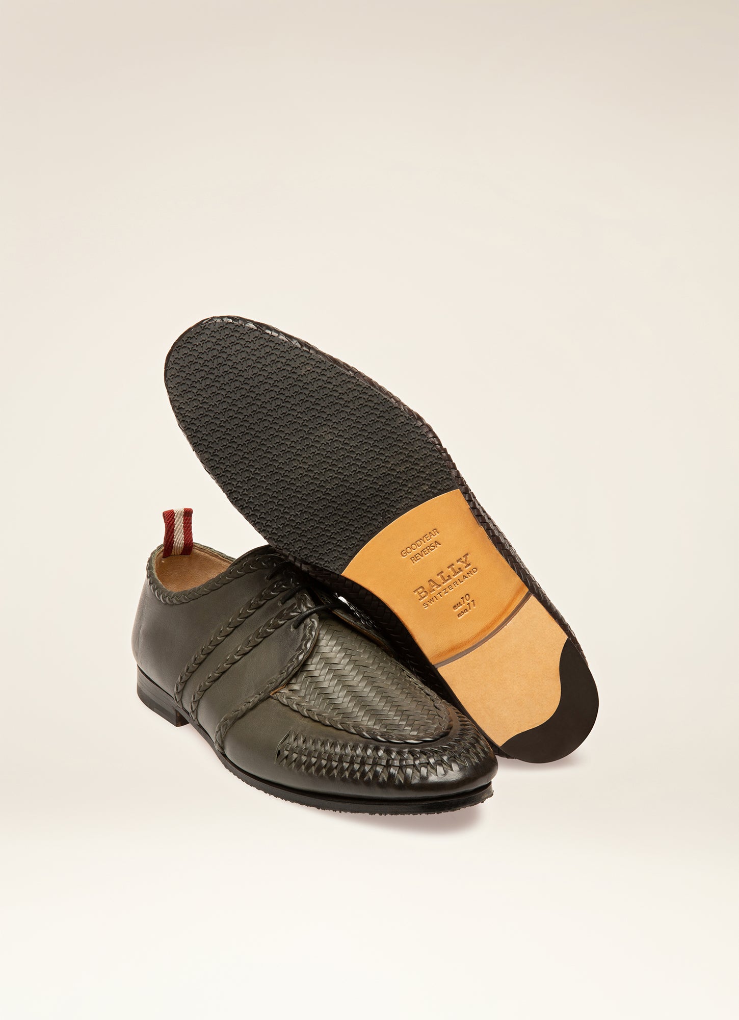 Pluton Derbyschuhe Aus Dunkelgrauem Leder - Herren - Bally - 06